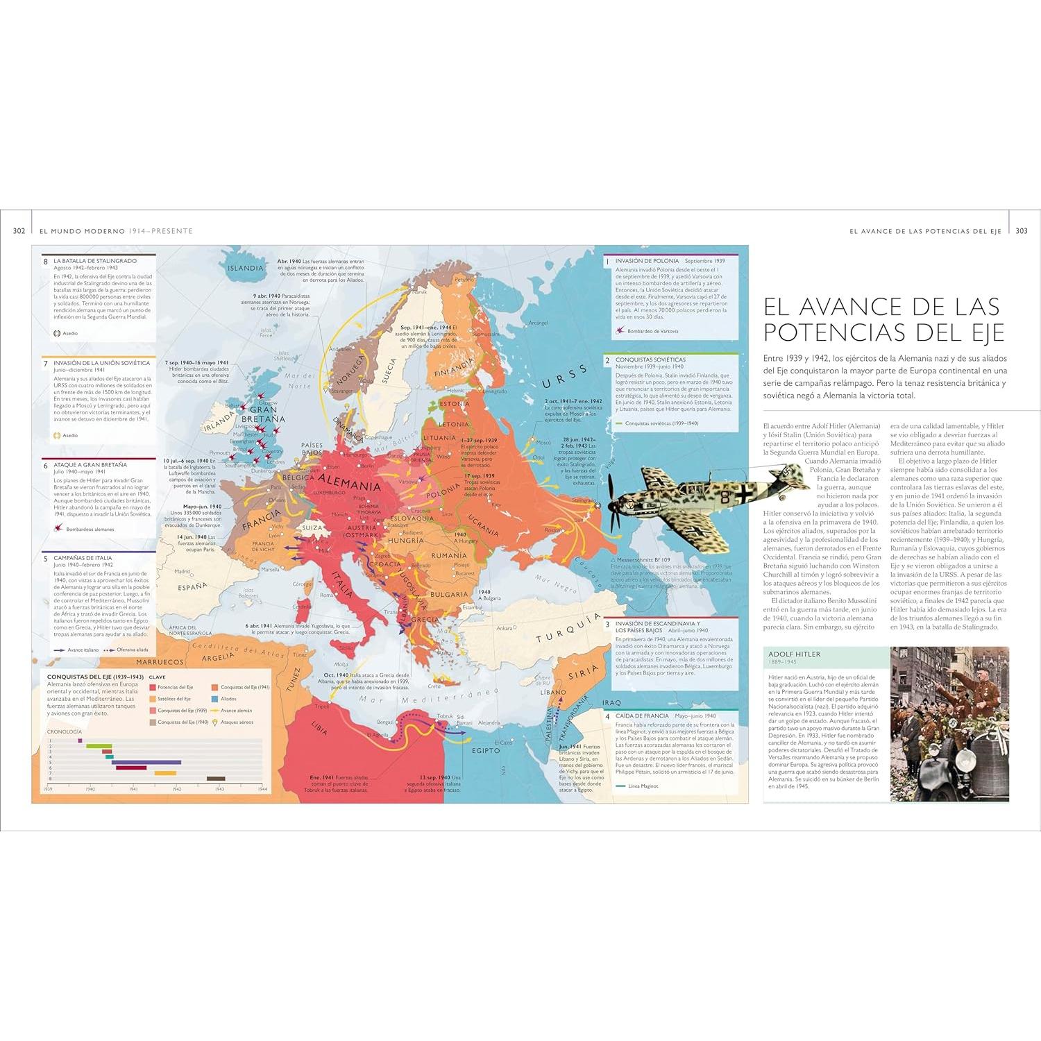 Historia del mundo mapa a mapa (History of the World Map by Map) (DK History Map by Map) (Spanish Edition)