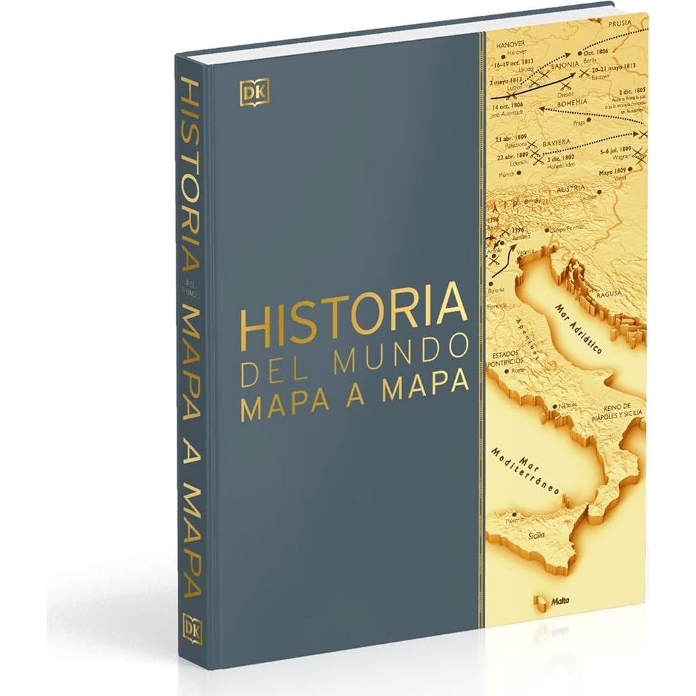 Historia del mundo mapa a mapa (History of the World Map by Map) (DK History Map by Map) (Spanish Edition)