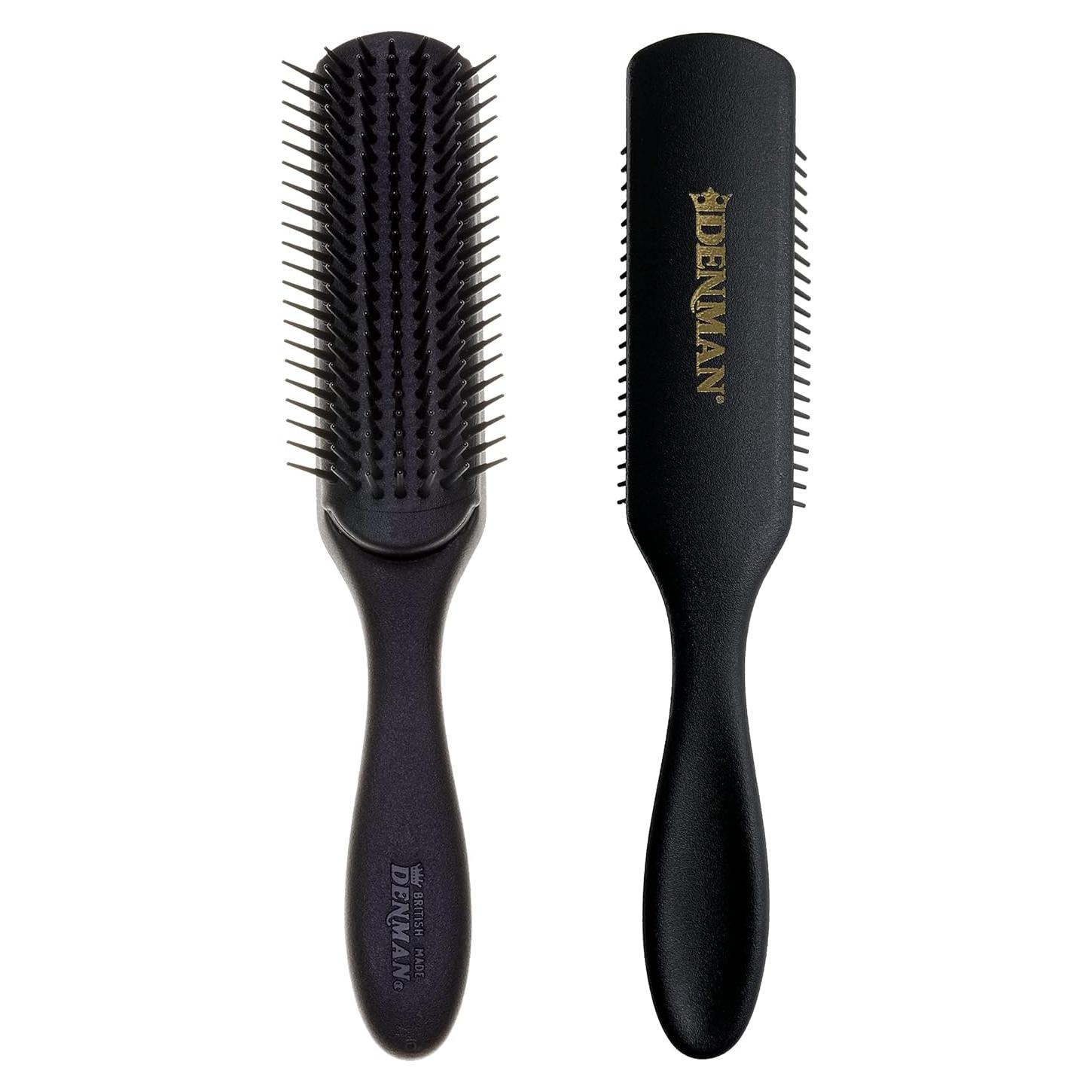 Cepillo Desenredante Denman D3 para Cabello Rizado 7 Filas