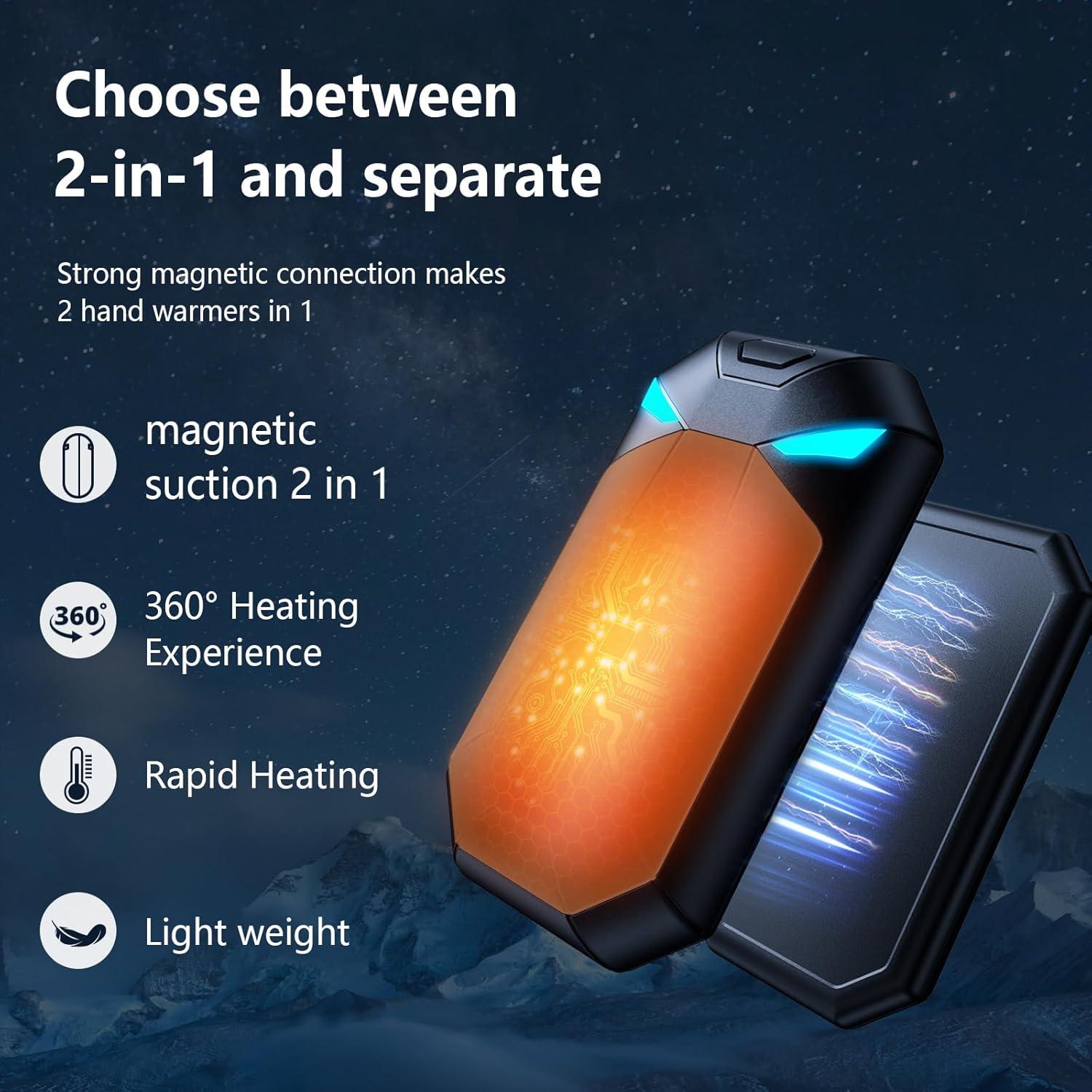 Calentadores de Manos Recargables UJROQI OT-109 6000mAh 20h