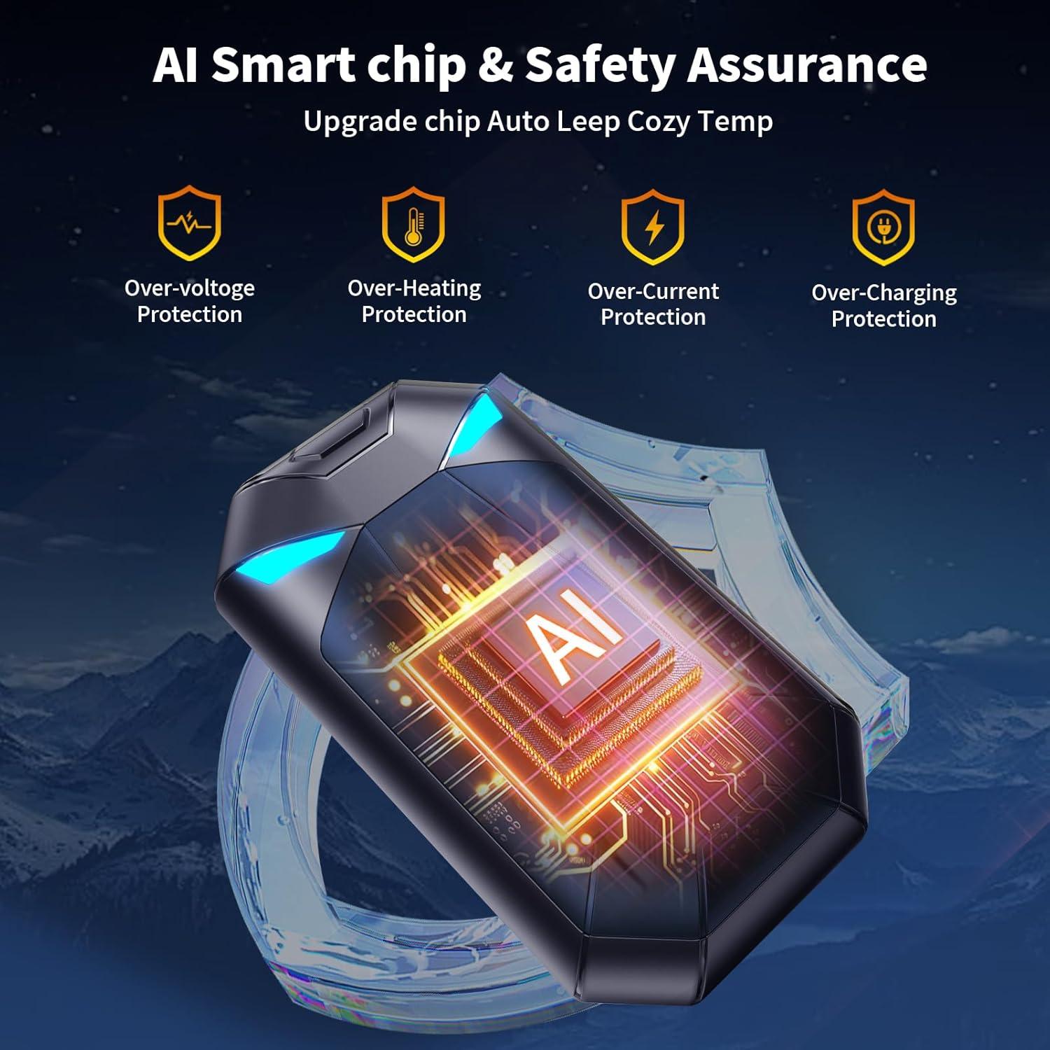 Calentadores de Manos Recargables UJROQI OT-109 6000mAh 20h