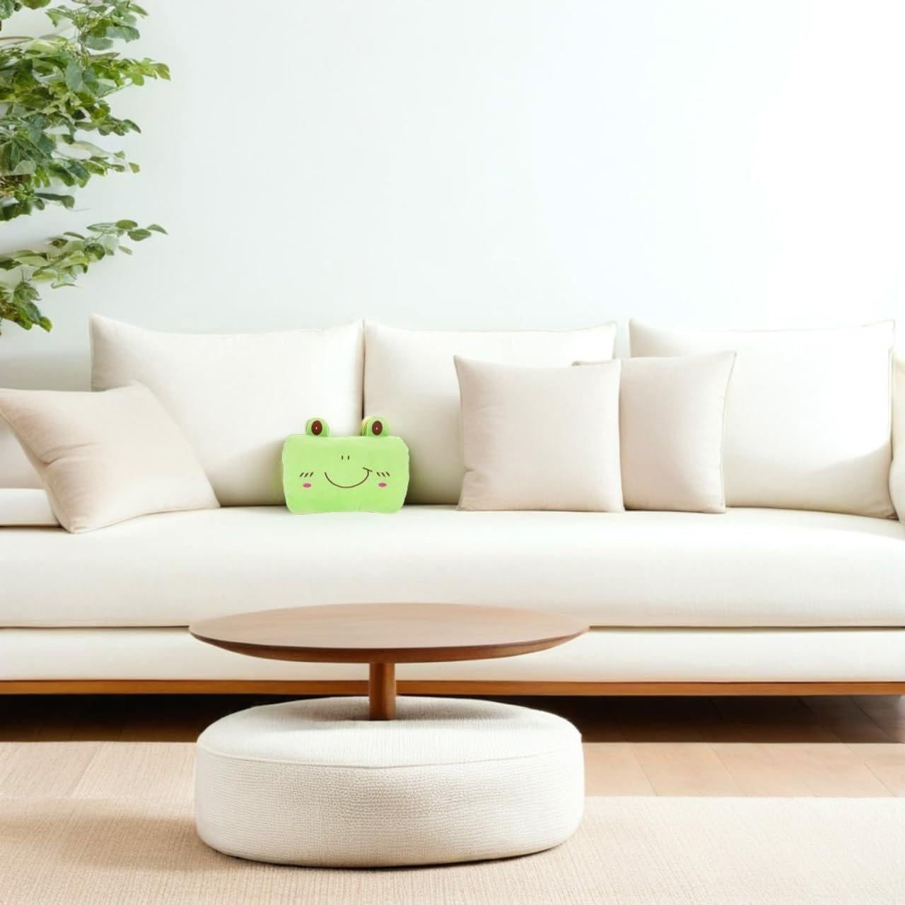 Almohada Calentadora de Manos Veemoon 26x19cm Peluche Verde