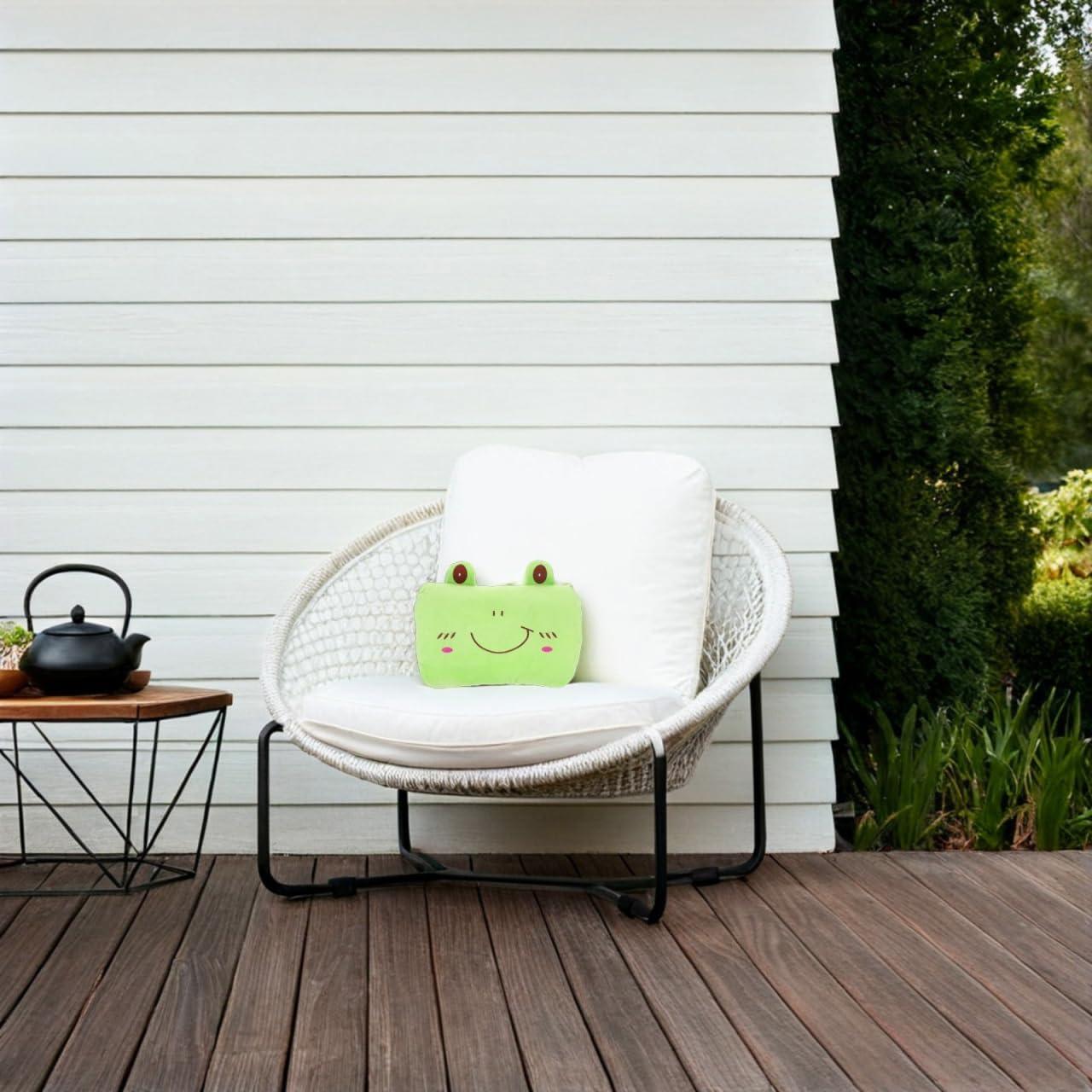 Almohada Calentadora de Manos Veemoon 26x19cm Peluche Verde