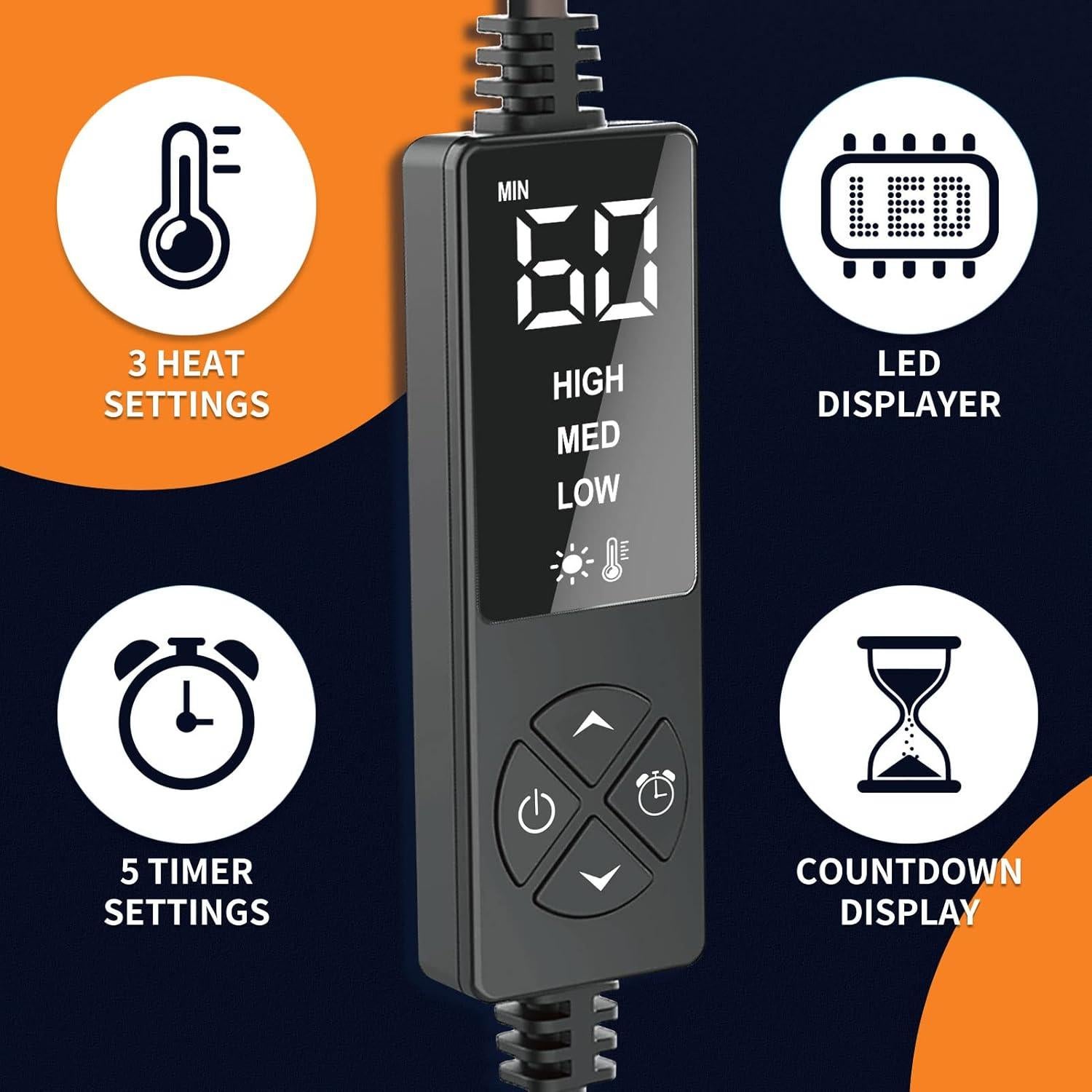 Almohadilla Térmica Eléctrica ELEKHEAL para Pulgar y Muñeca S