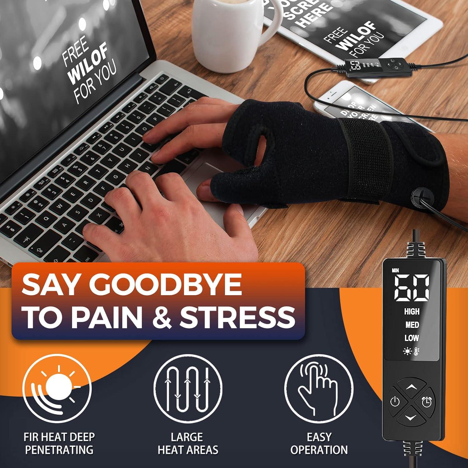 Almohadilla Térmica Eléctrica ELEKHEAL para Pulgar y Muñeca S