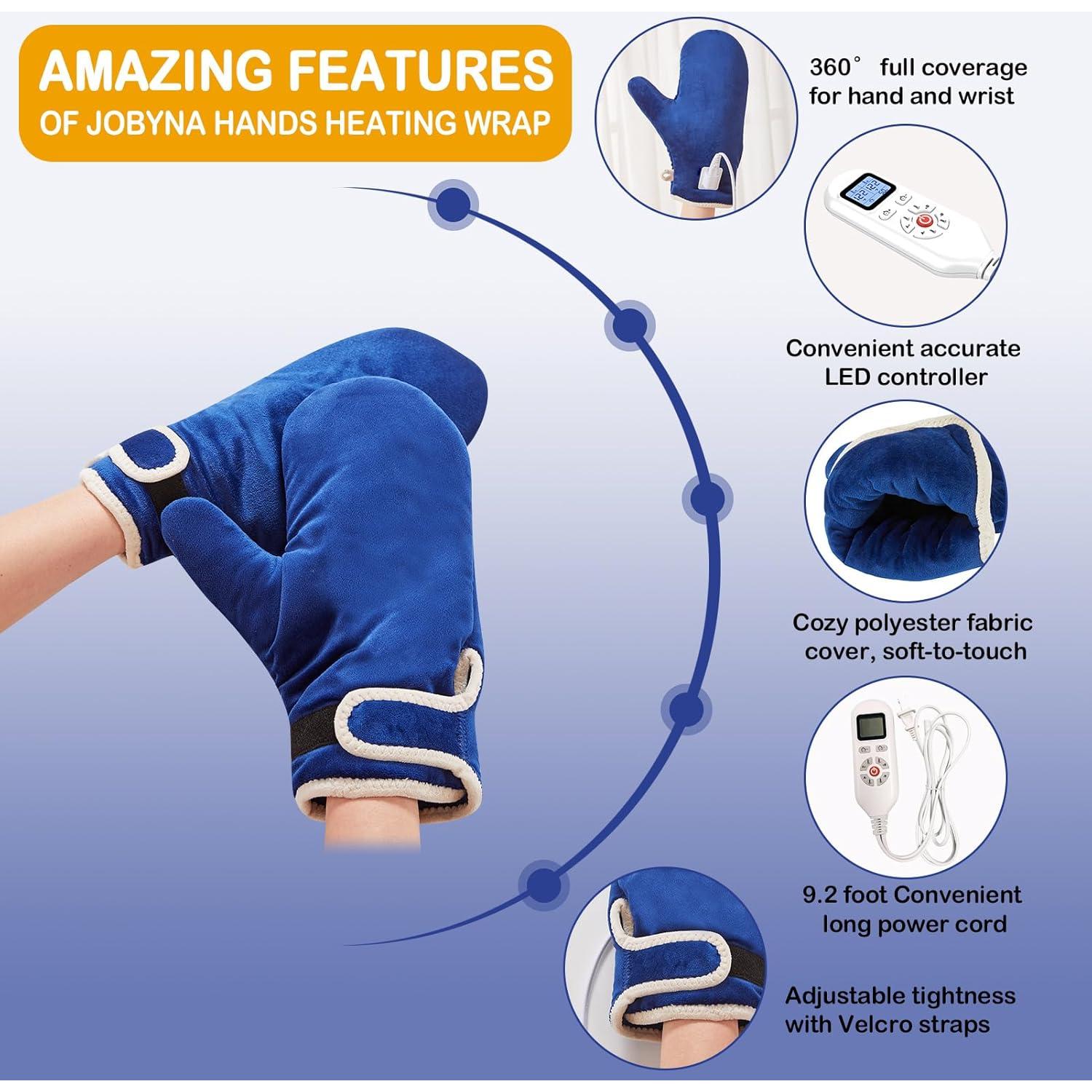 Guantes Calentados JOBYNA para Alivio de Artritis y Dolor