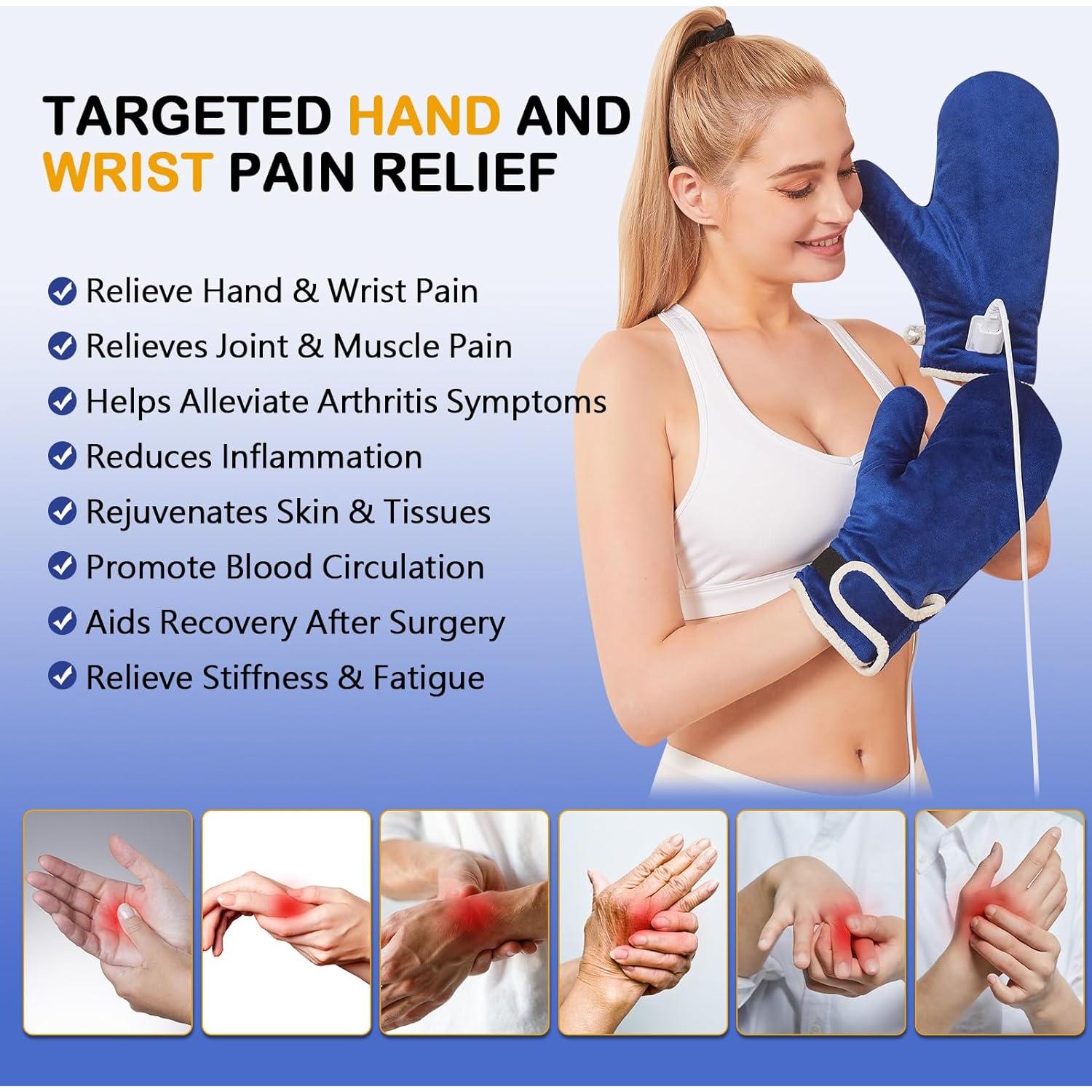 Guantes Calentados JOBYNA para Alivio de Artritis y Dolor