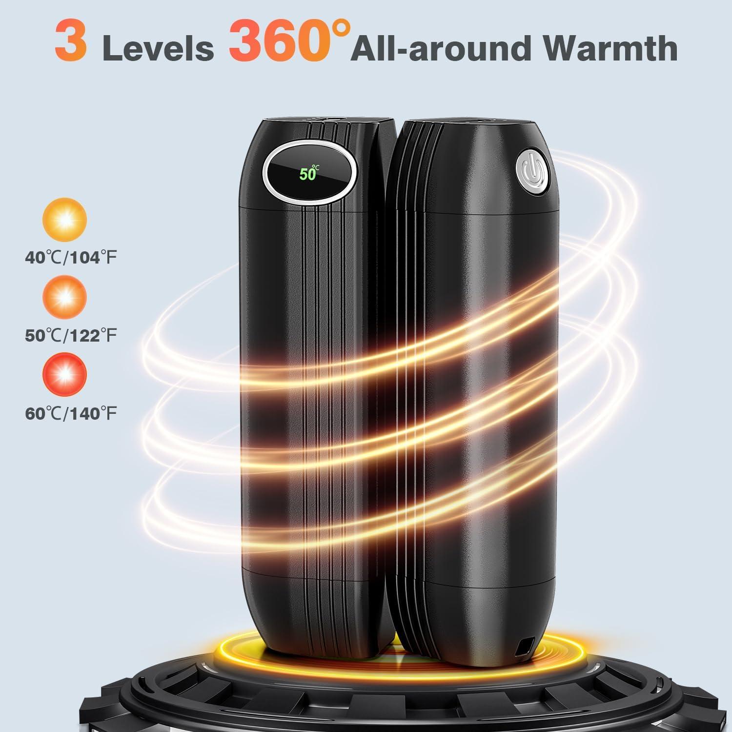 Calentadores de Manos Recargables WITHOUSE C317 - 20Hrs Calor