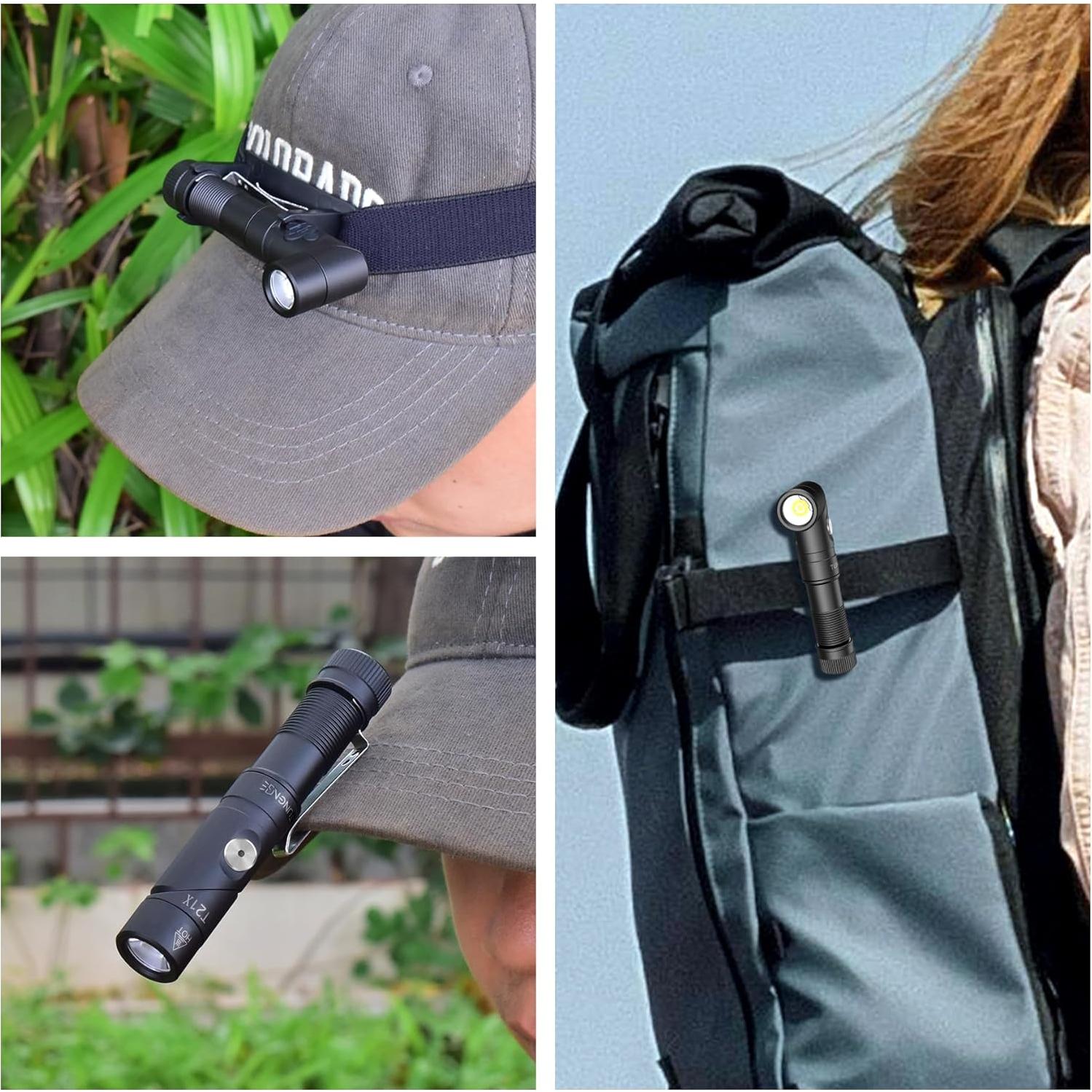 Linterna LED T21X 1400 Lúmenes Recargable con Imán