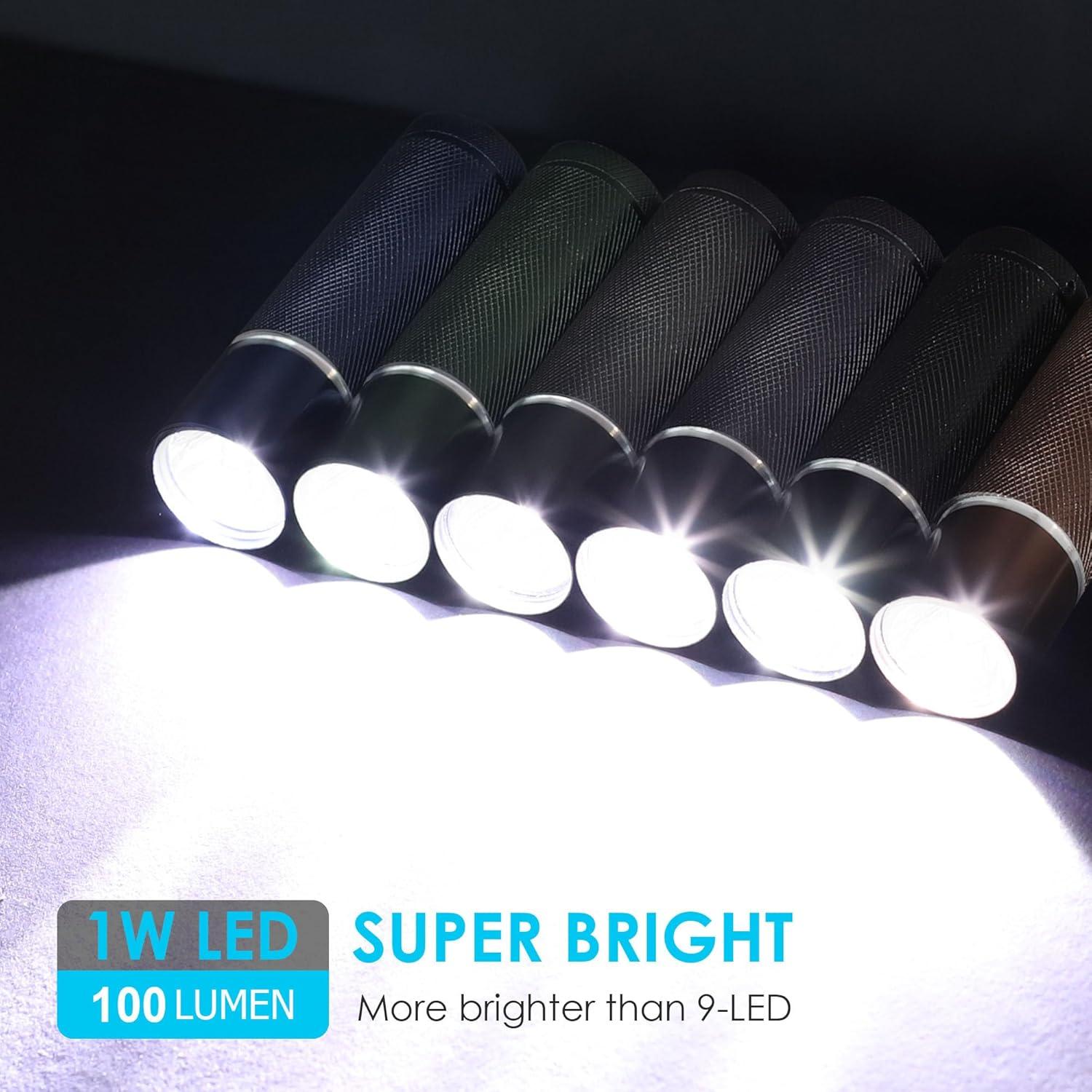 Juego de 24 Linternas LED FASTPRO con Baterías AAA Incluidas