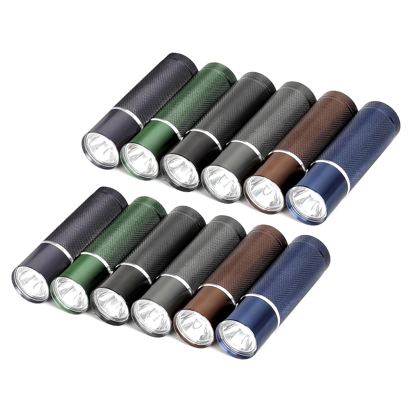 Set de 12 Linternas LED Fastpro de Aluminio 100 Lúmenes