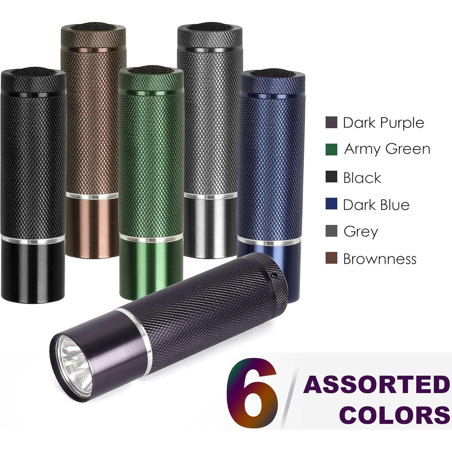 Set de 12 Linternas LED Fastpro de Aluminio 100 Lúmenes