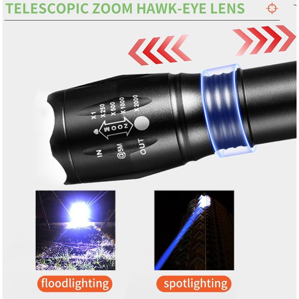 Linterna LED Recargable YZYOE 3 en 1 Luz Ámbar y Blanca