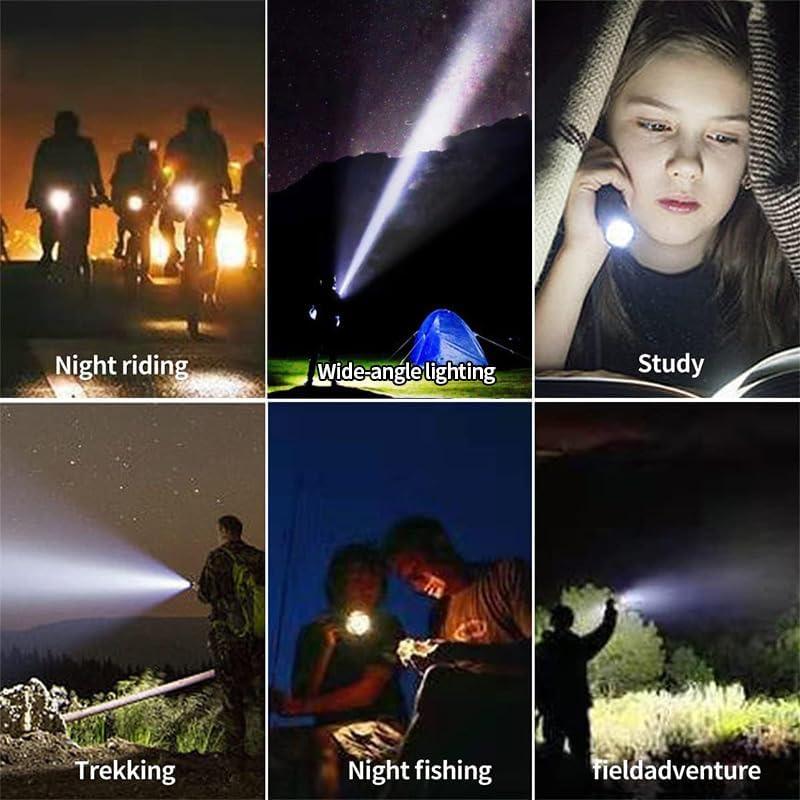 Linterna LED Recargable YZYOE 3 en 1 Luz Ámbar y Blanca