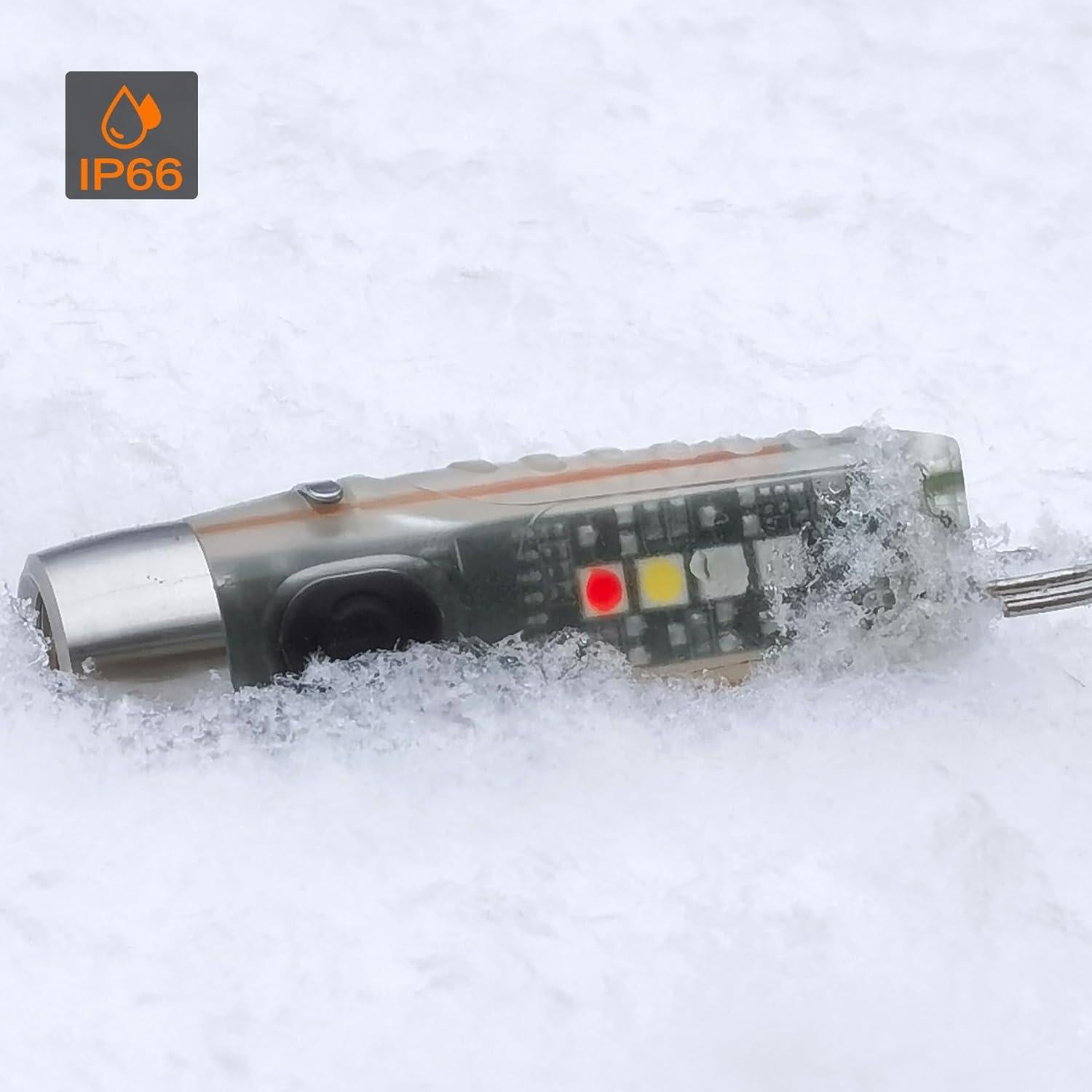 Linterna de Llavero TUNENGE S12Plus 610 Lúmenes Recargable USB-C