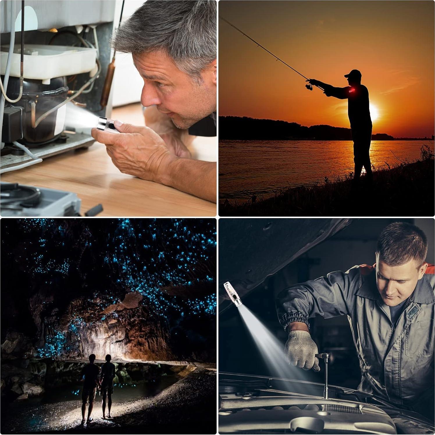 Linterna de Llavero TUNENGE S12Plus 610 Lúmenes Recargable USB-C