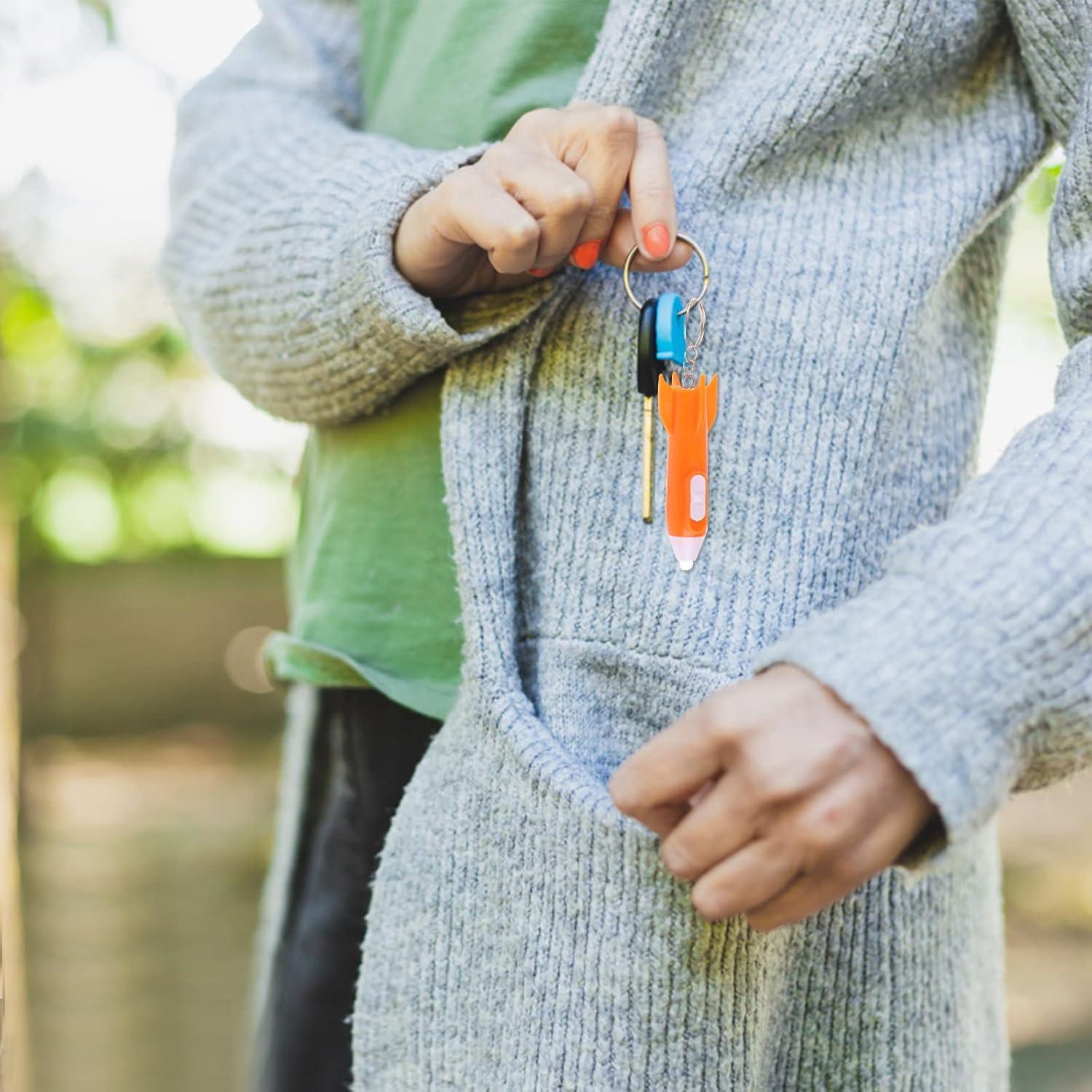 48 Mini Linternas LED Llavero Cohete GHN - Regalos Fiesta