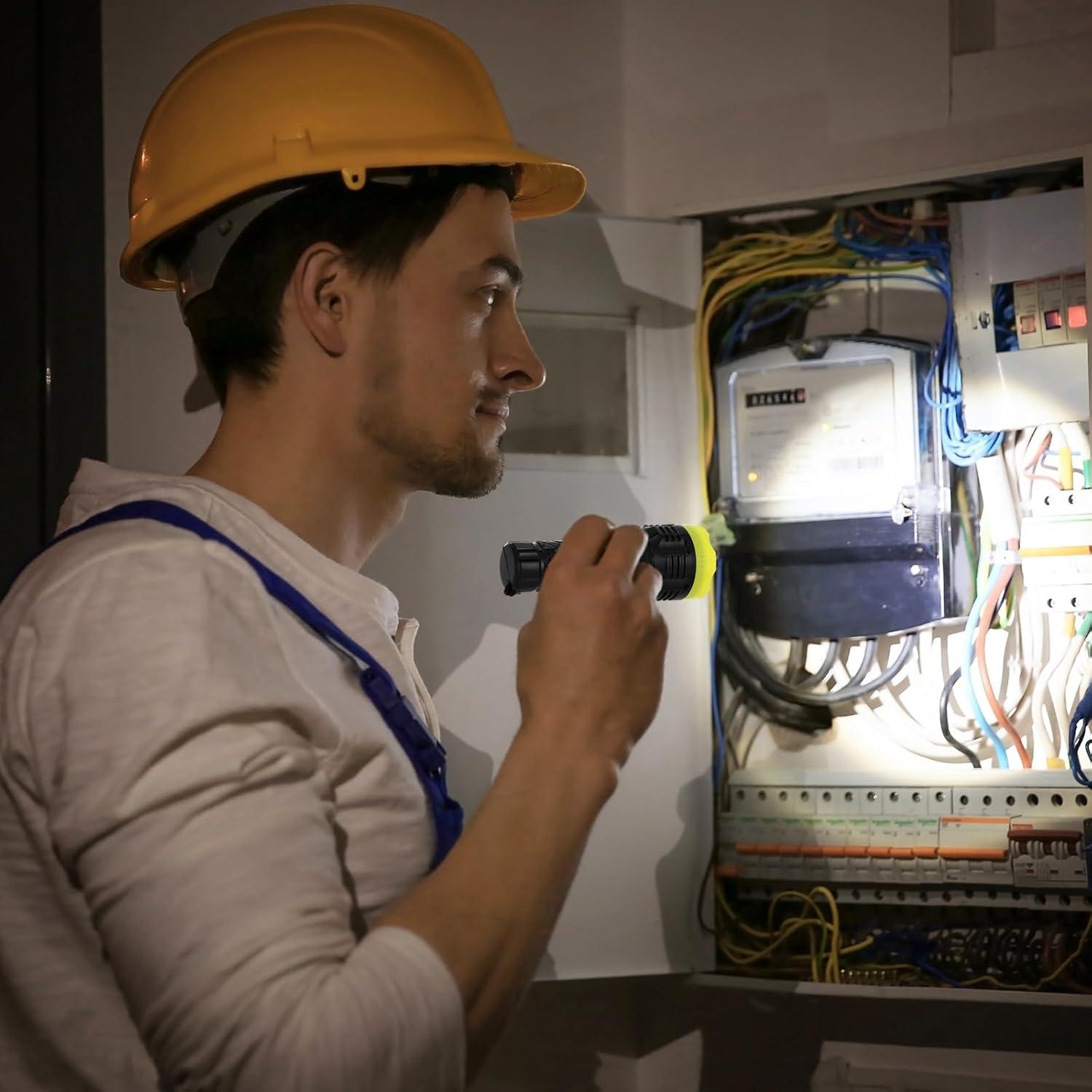 48 Mini Linternas LED de Llavero Tujoe - Colores Asortidos