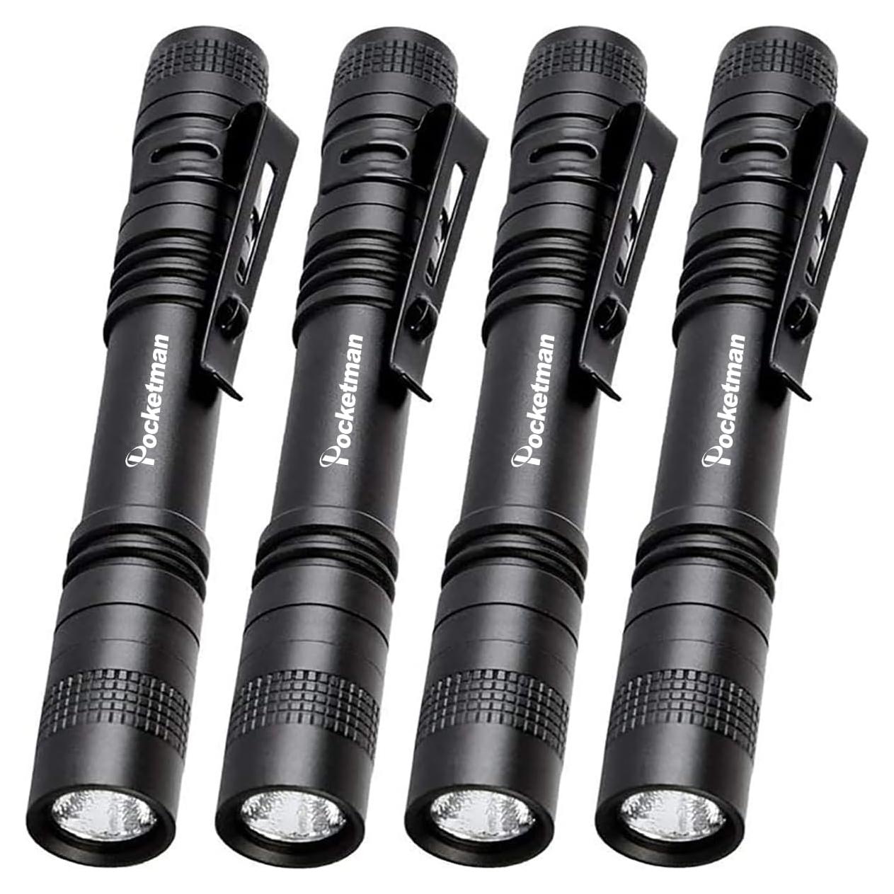 Linterna Táctica LED Pocketman 4 Pcs 13.3 cm Resistente al Agua