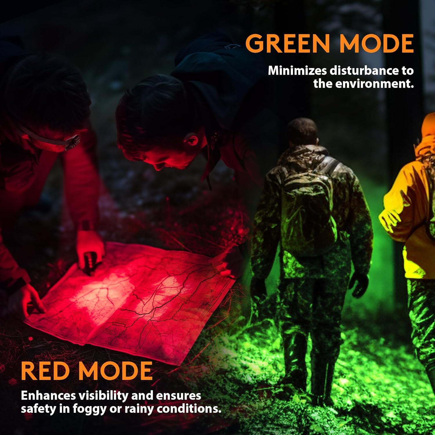 Luz Recargable para Correr ZIAU con 12 Modos y Sensor de Movimiento