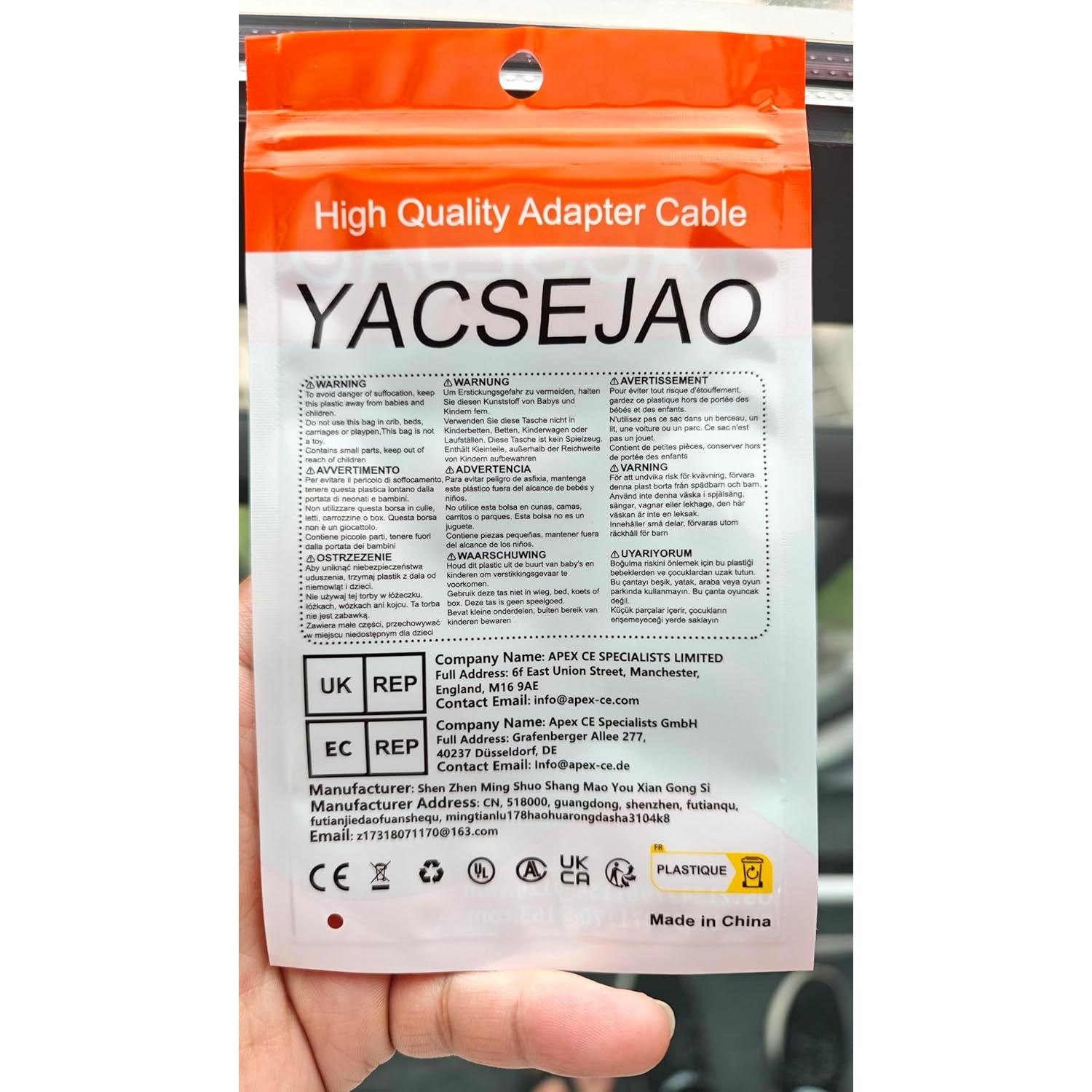 Linterna Mini LED YACSEJAO Ultra Compacta 25mm USB-C 230 Lúmenes