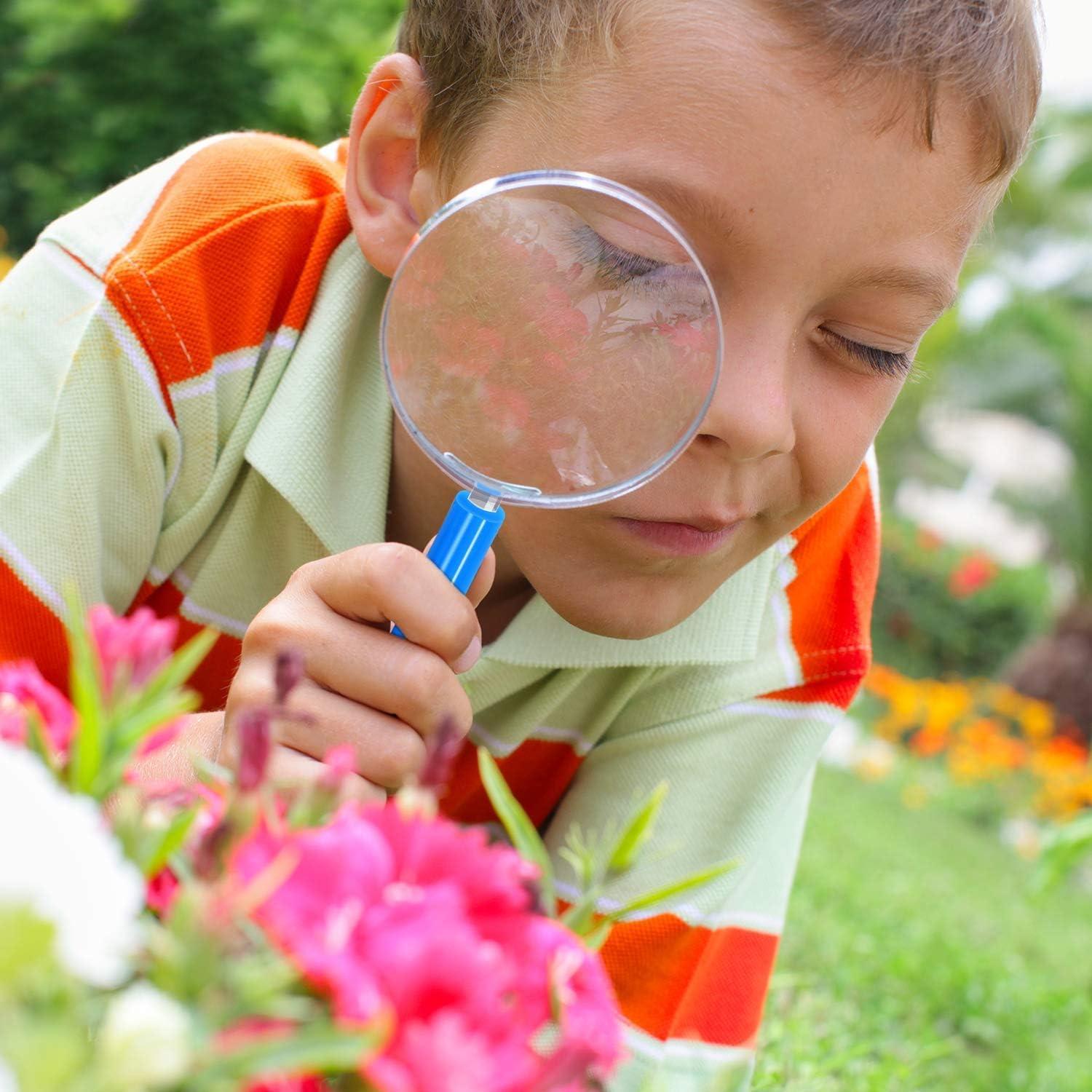 Lentes de Aumento Coloridos Elcoho 3X - 24 Paquetes para Jóvenes