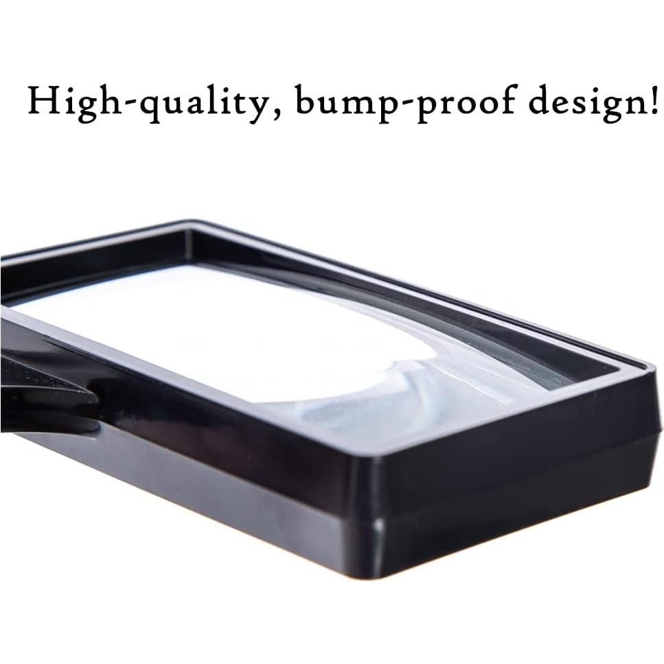 Lupa de Mano HOMEGOAL 5X Aumento Vidrio 10.16x5.08 cm