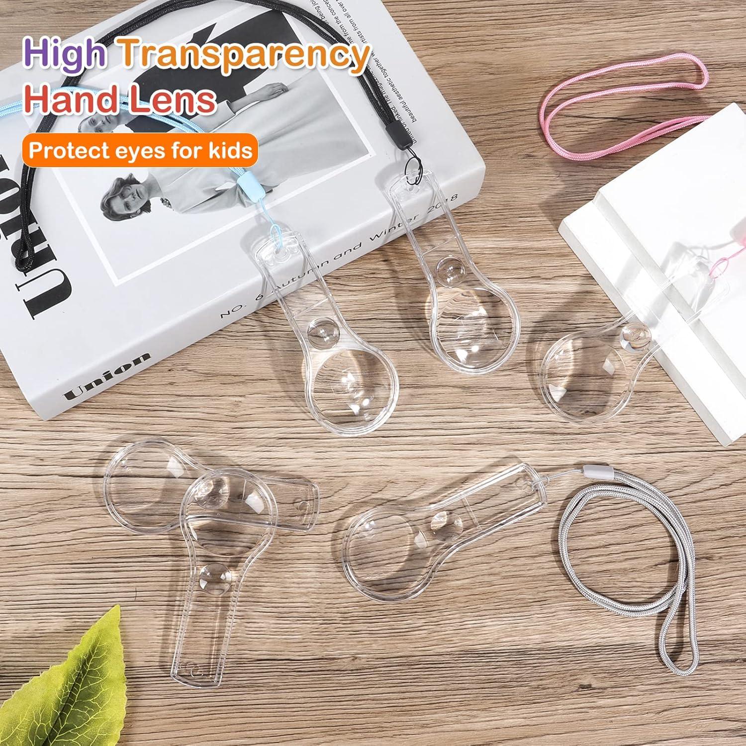 48 Lupas para Niños IRCHLYN 5X con Cordones Coloridos