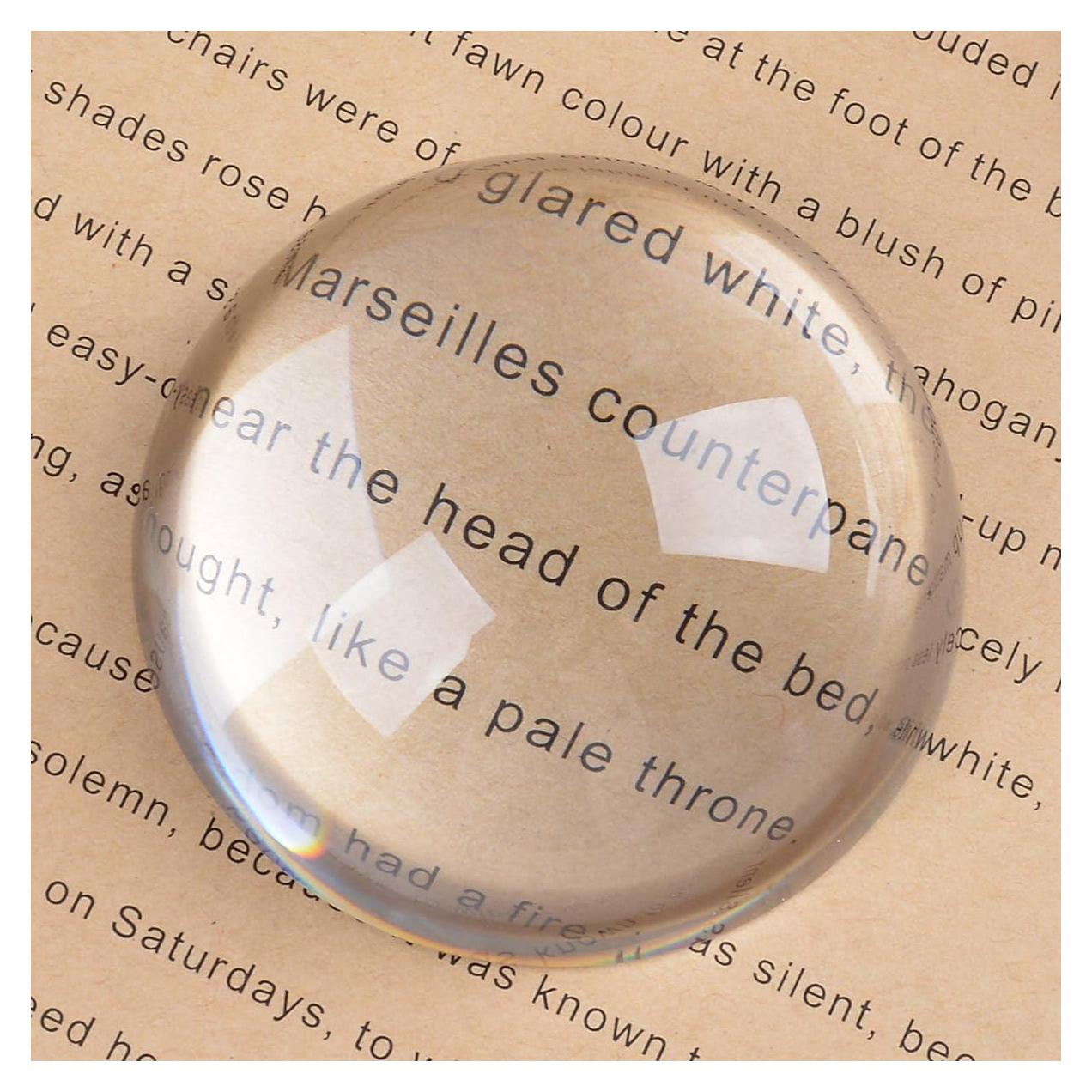 Lupa de Cristal K9 Longwin Domo 6.1 cm 60x para Lectura