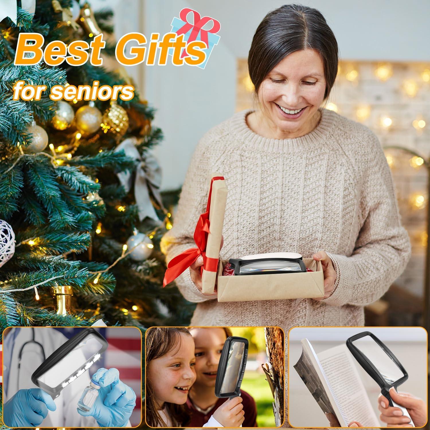 Lupa de Mano Plegable Shelepro 3X con Luz Regulable