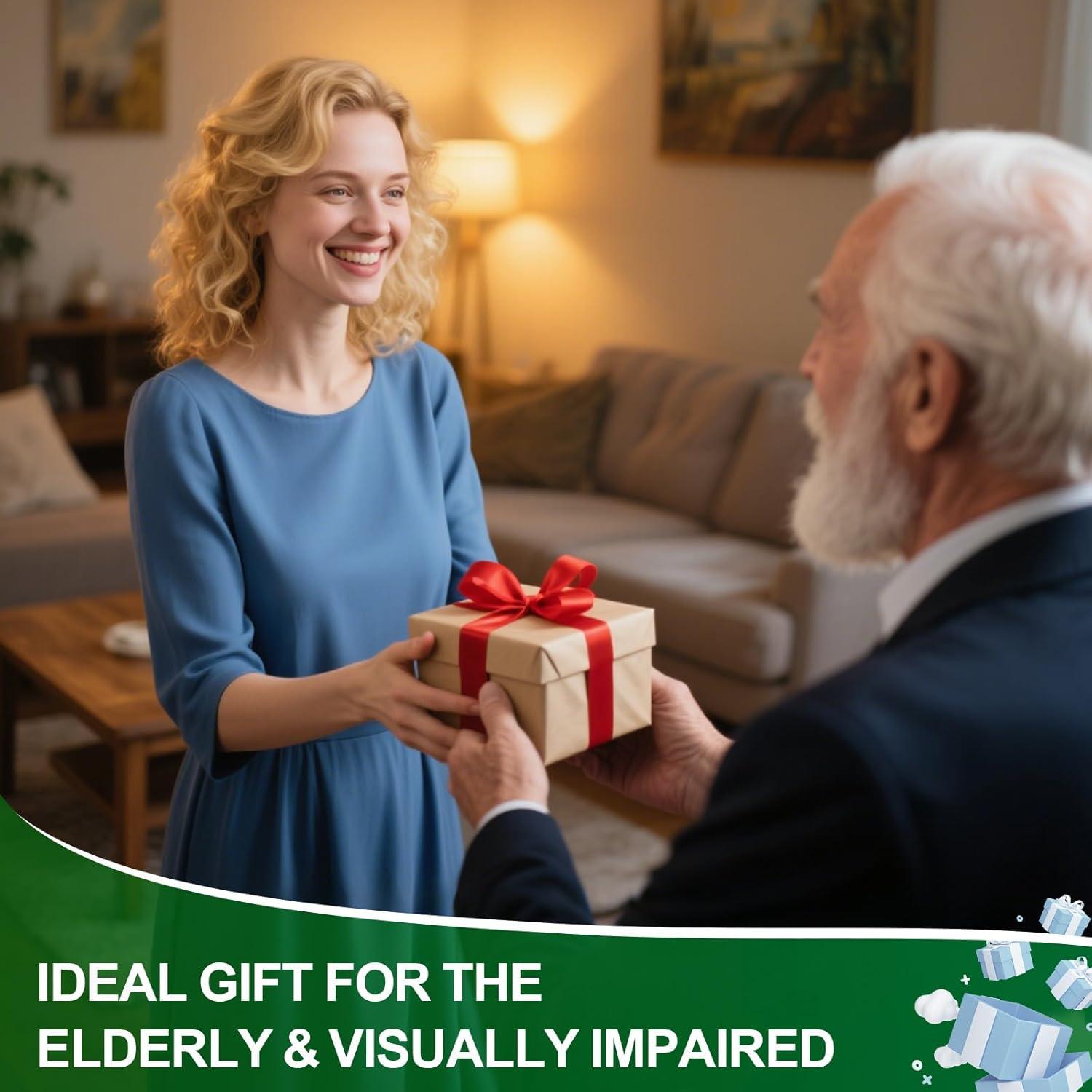 Lupa de Mano HQGZQL 5X 10X 45X con Luz LED Recargable