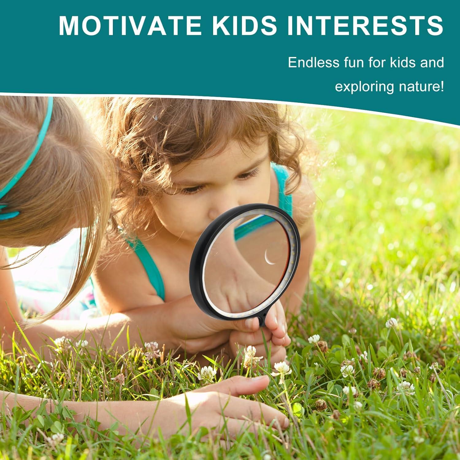 Lupa Iluminada GABORISH 10X 20X 45X con 36 Luces LED