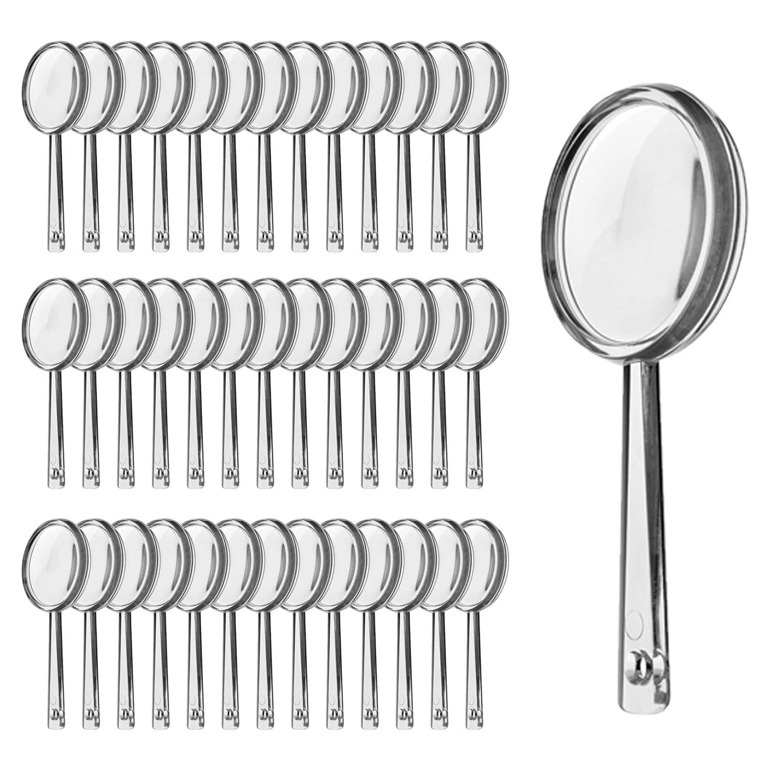 Paquete de 40 Mini Lupas de Aumento OBTANIM 5X Plástico