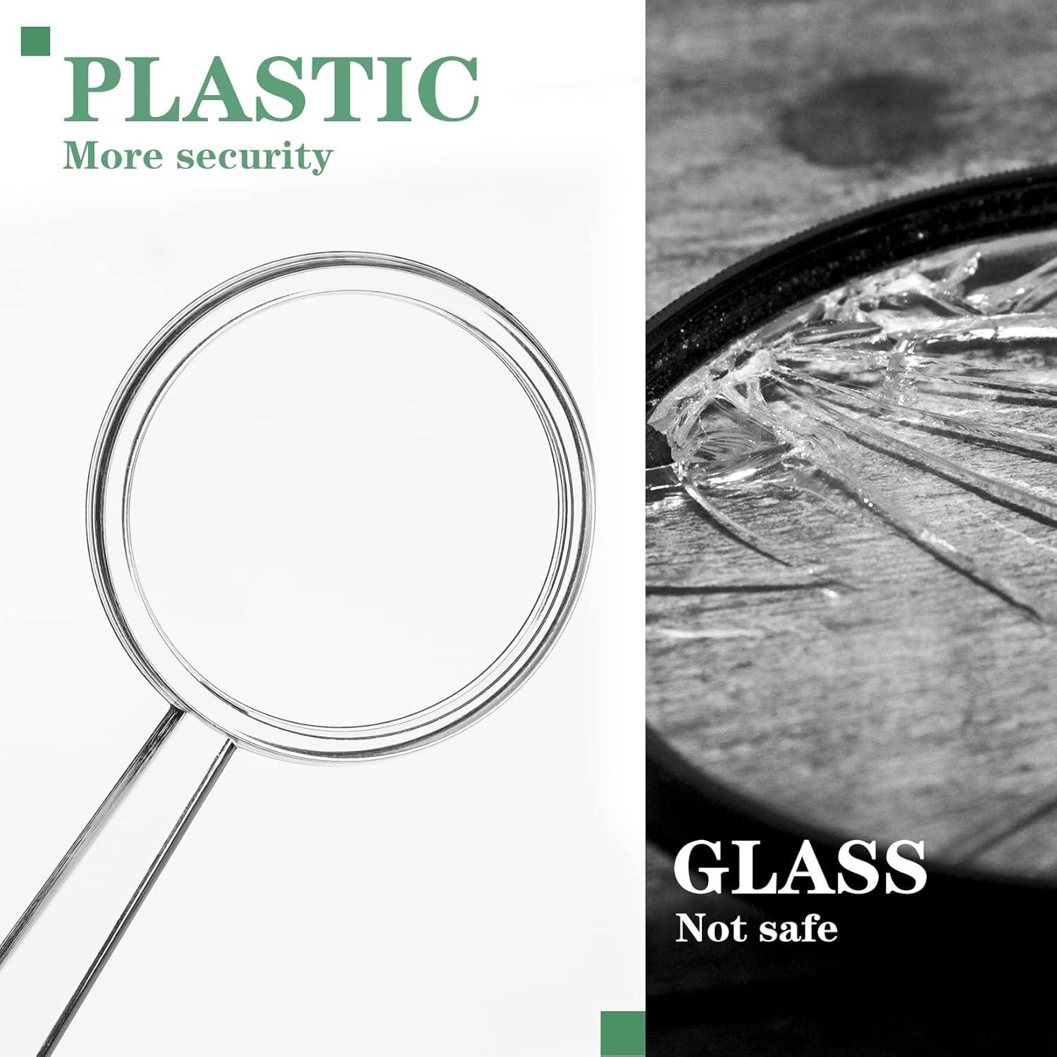 Paquete de 40 Mini Lupas de Aumento OBTANIM 5X Plástico