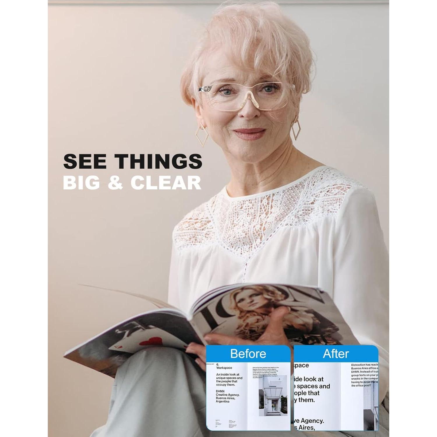 Lupa Oushiun 1.6X para Lectura y Manualidades - Unisex