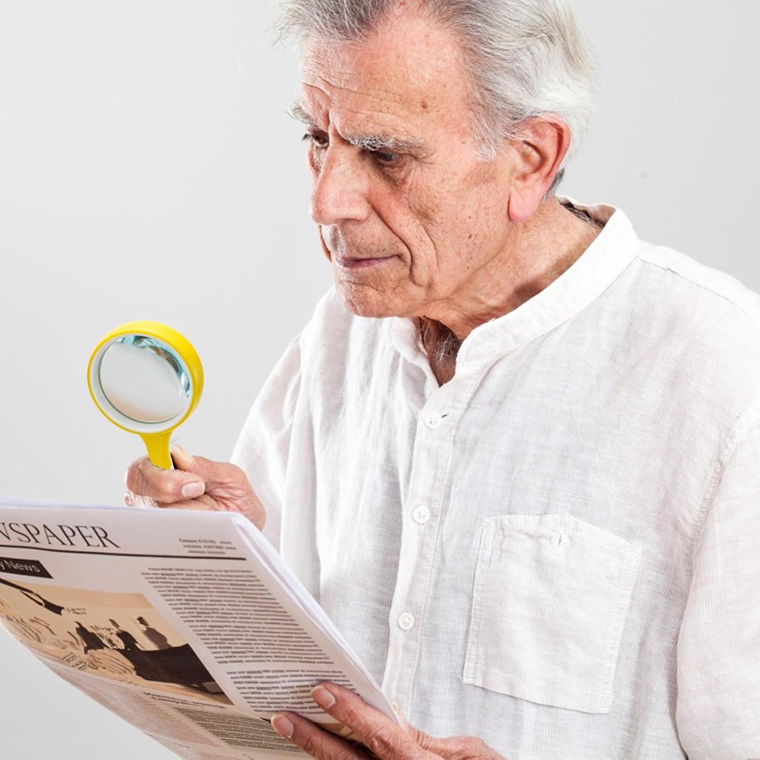 Lupas de Lectura Coloch 12 Pack 10X Vidrio 50mm Antideslizante