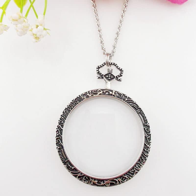 Collar con Lupa YYHSND 10X Óptica Plata para Lectura