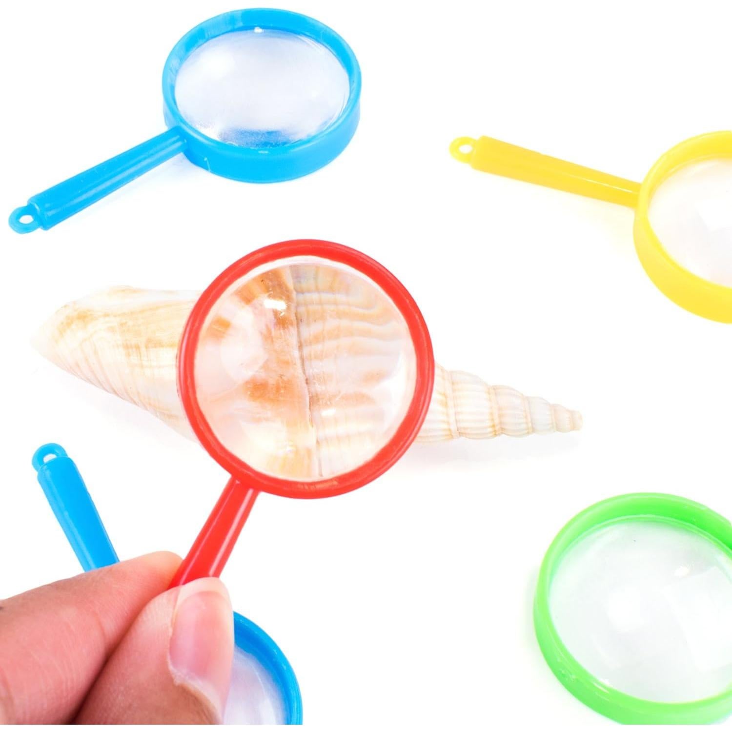 Mini Lentes de Aumento de Plástico Super Z Outlet - 72 Piezas