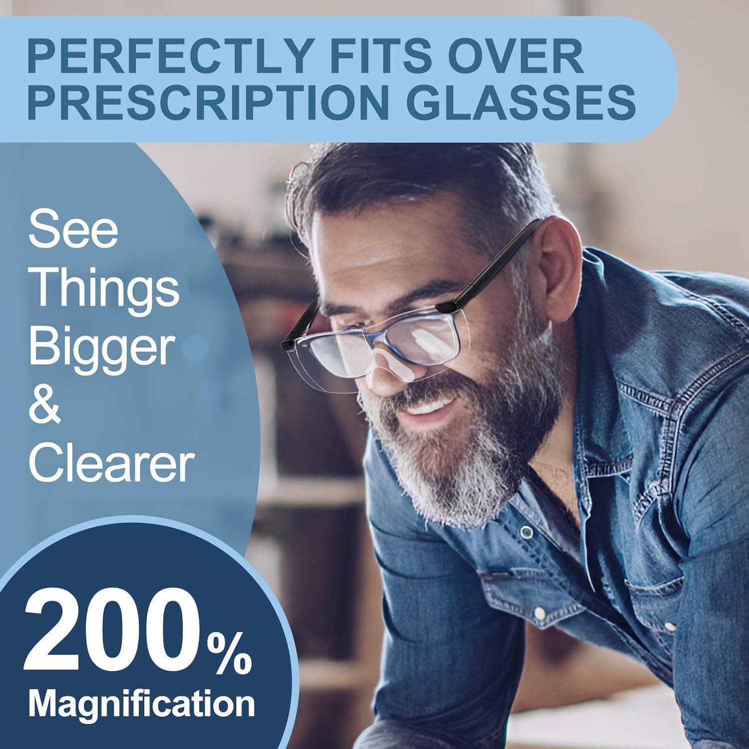 Gafas de Aumento 2.0X OuShiun para Lectura y Manualidades