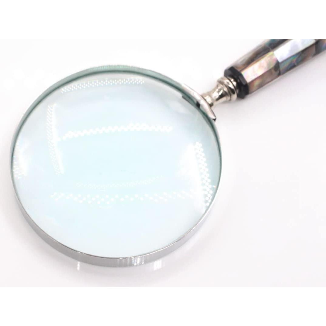 Lupa de Mano 10x Roorkee con Mango de Latón y Lente de Vidrio