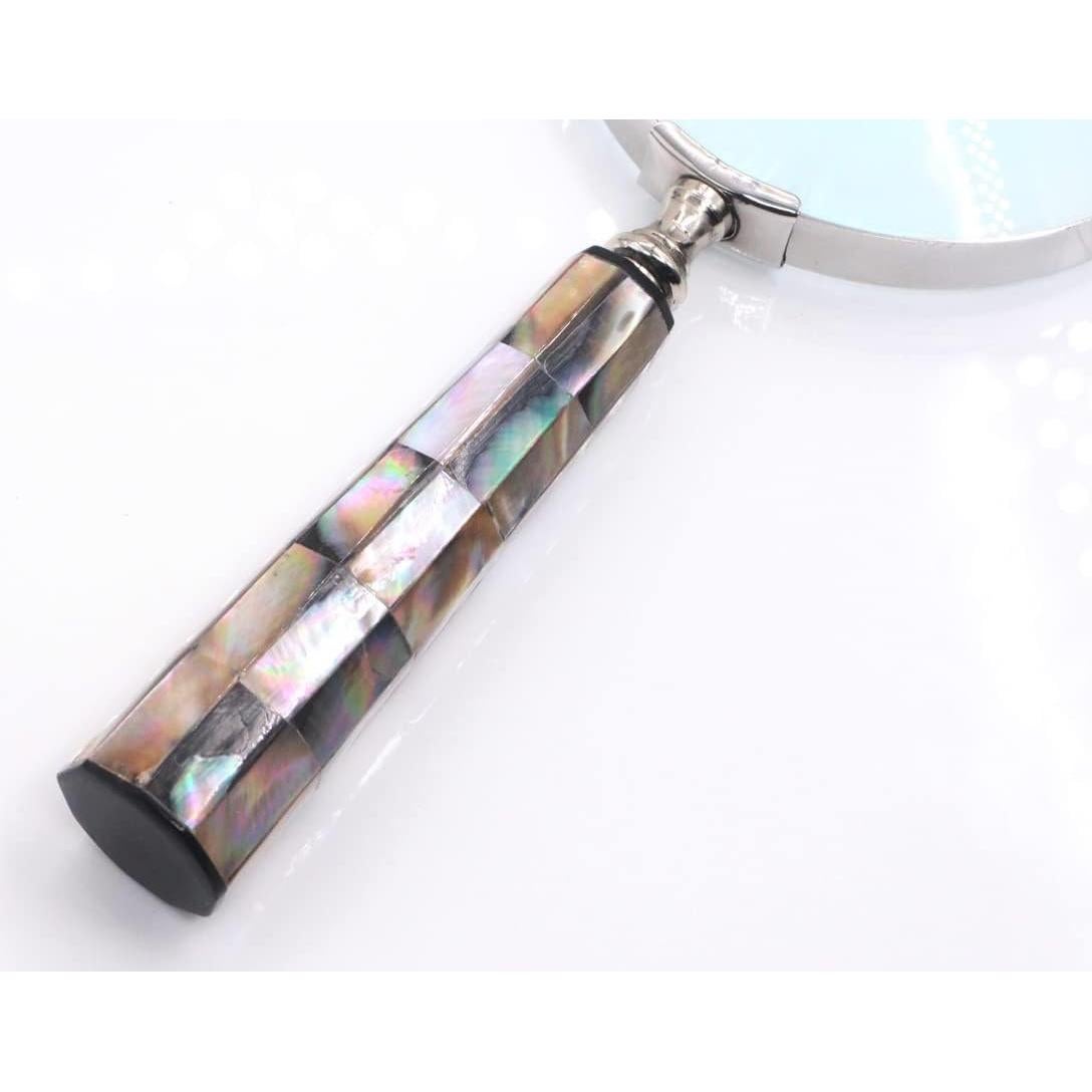 Lupa de Mano 10x Roorkee con Mango de Latón y Lente de Vidrio