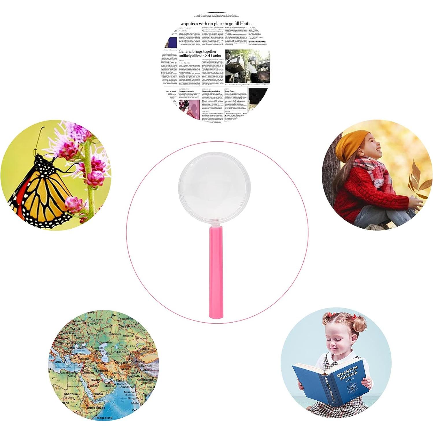 Lupas de Plástico Coloridas IRCHLYN - 30 Piezas para Niños