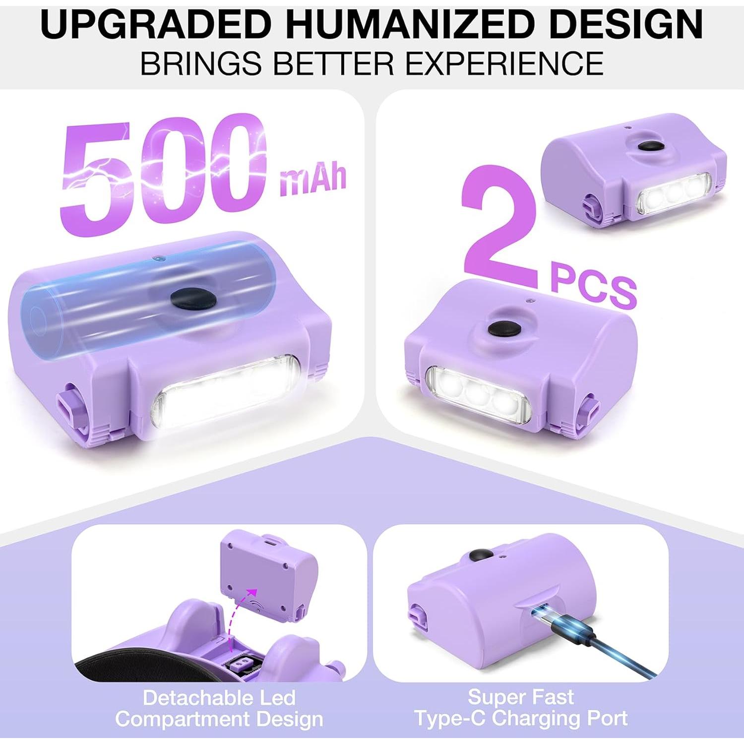 Lupa con Luz Dilzekui 14X, 5 Lentes Desmontables, USB-C