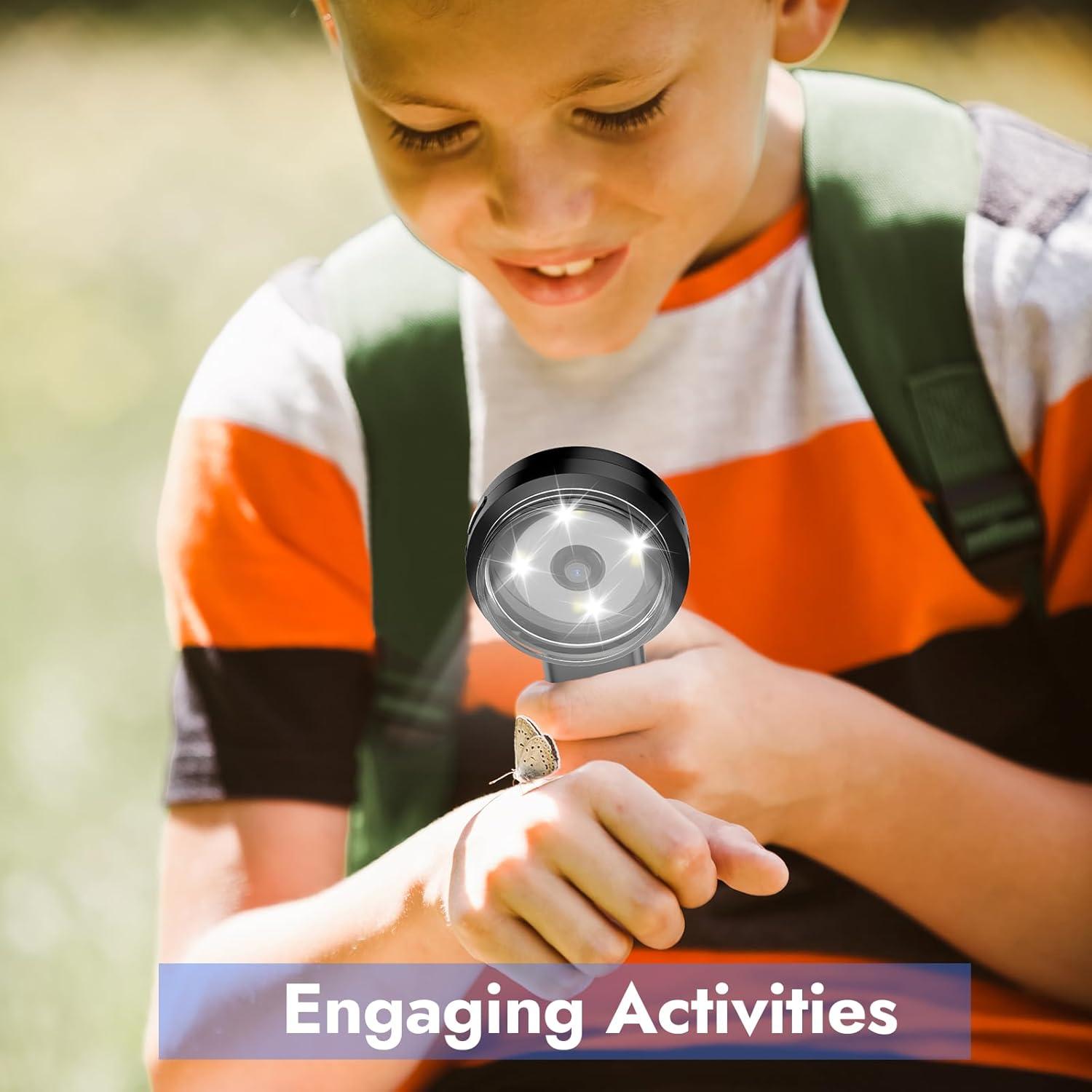 Lupa Electrónica Leipan HM020 100X 2" Pantalla IPS Luz UV