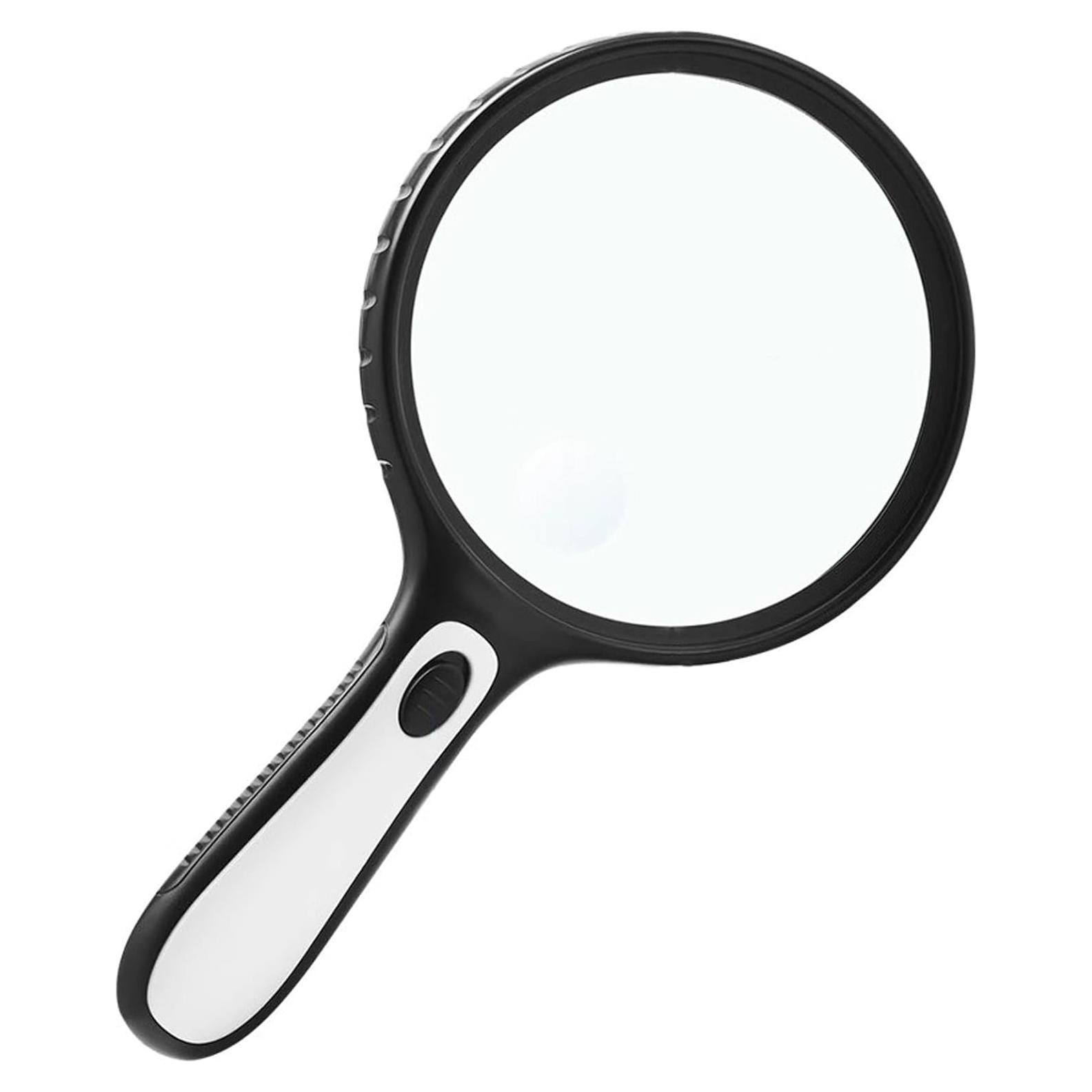 Lupa iluminada YJZXXLSH 3-30X con luz LED para lectura