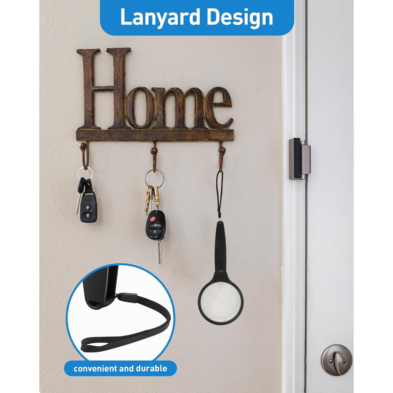 Lupa HDAJY 10X 30X Plegable 100mm para Lectura y Exploración