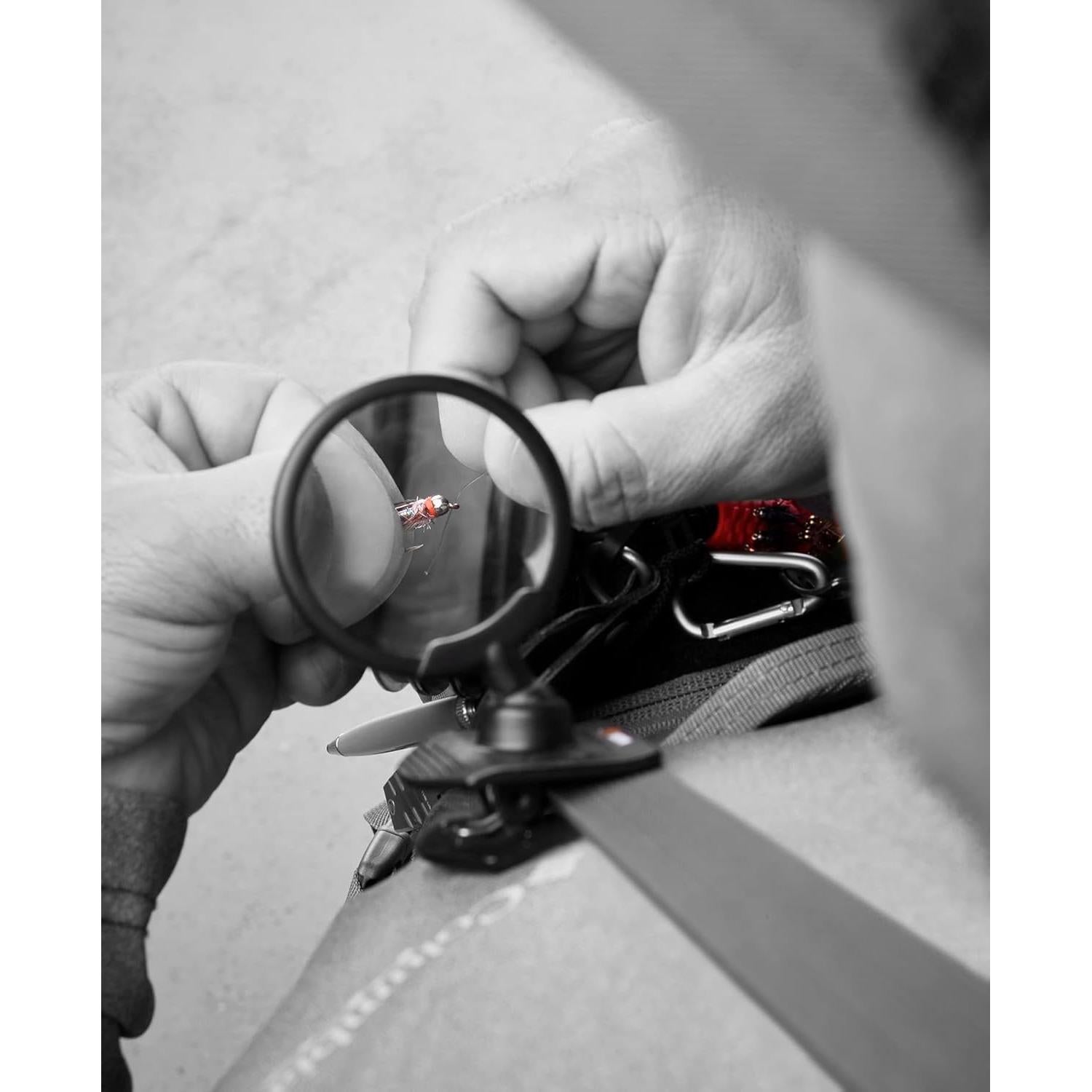 Lupa Clip On Magnifly 3X con 2 imanes - Negro