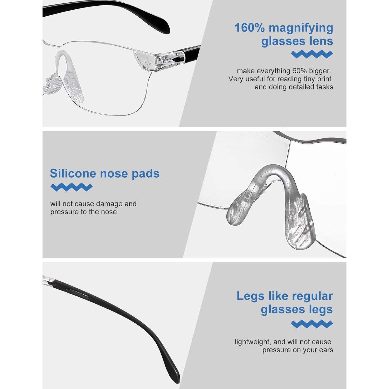 Gafas de Aumento OKH 1.6X Manos Libres 2-Pack