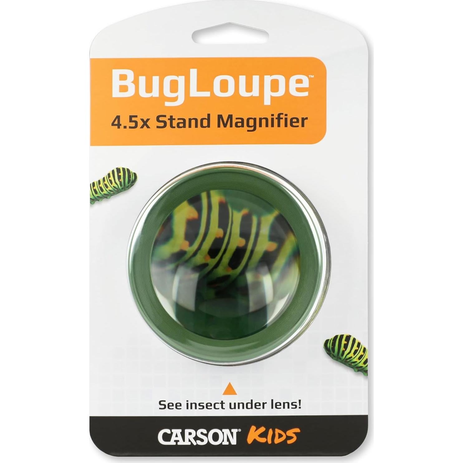 Lupa BugLoupe Carson HU-55 4.5x con soporte preenfocado
