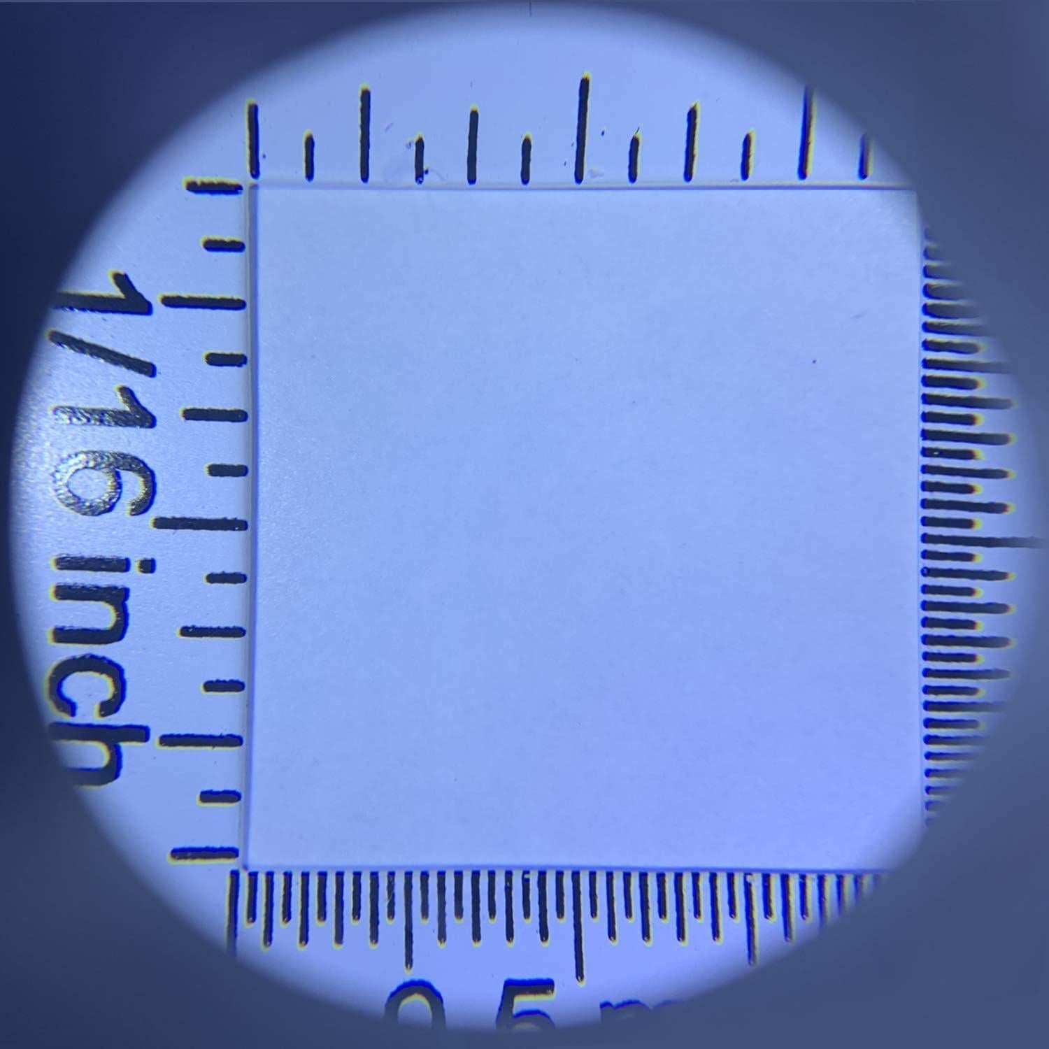 Lupa óptica 10X con luz LED Vludiss y estuche